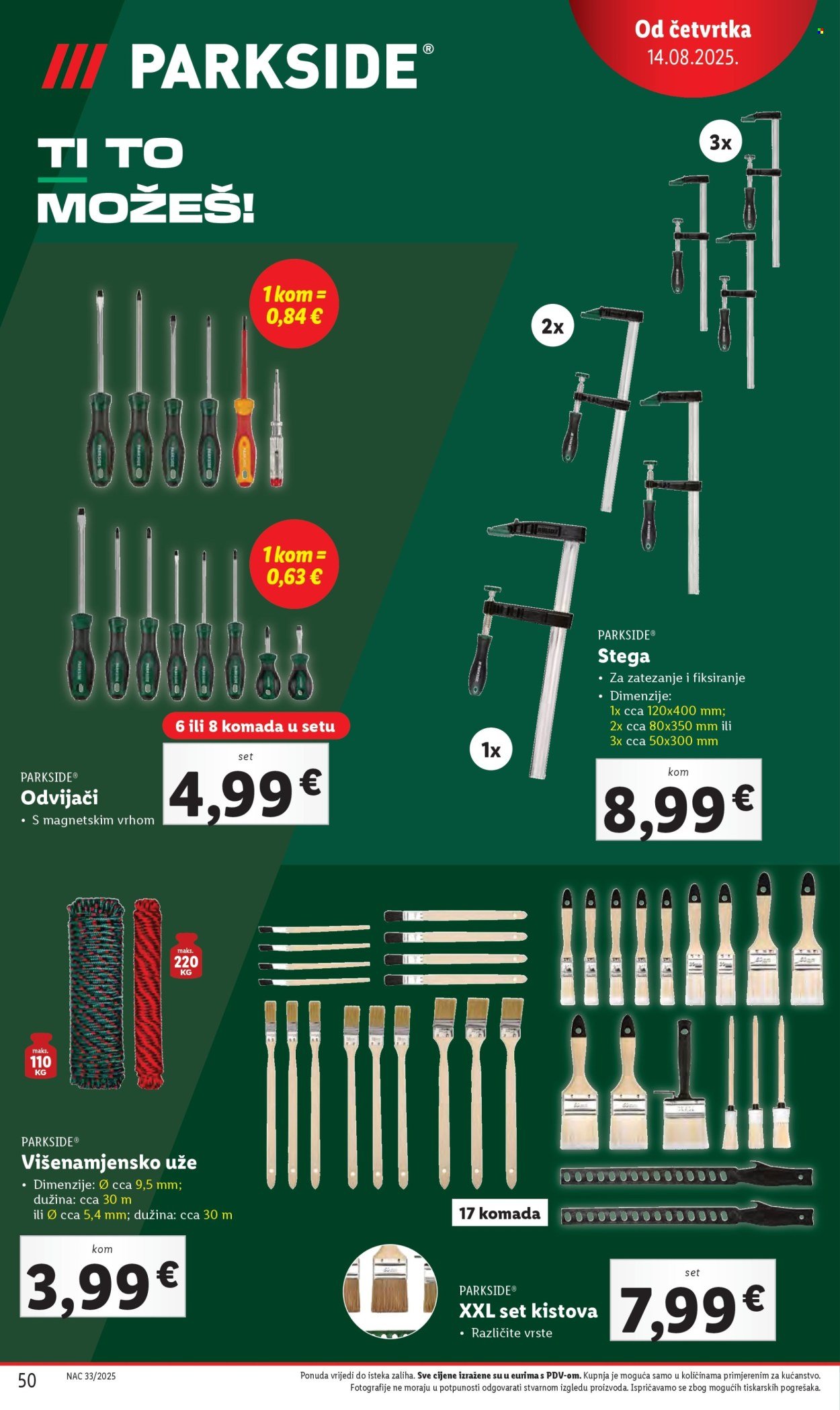 LIDL katalog - Od ponedeljka 11.08.2025.