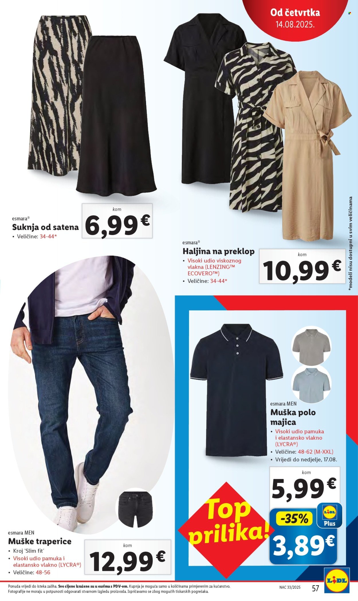 LIDL katalog - Od ponedeljka 11.08.2025.