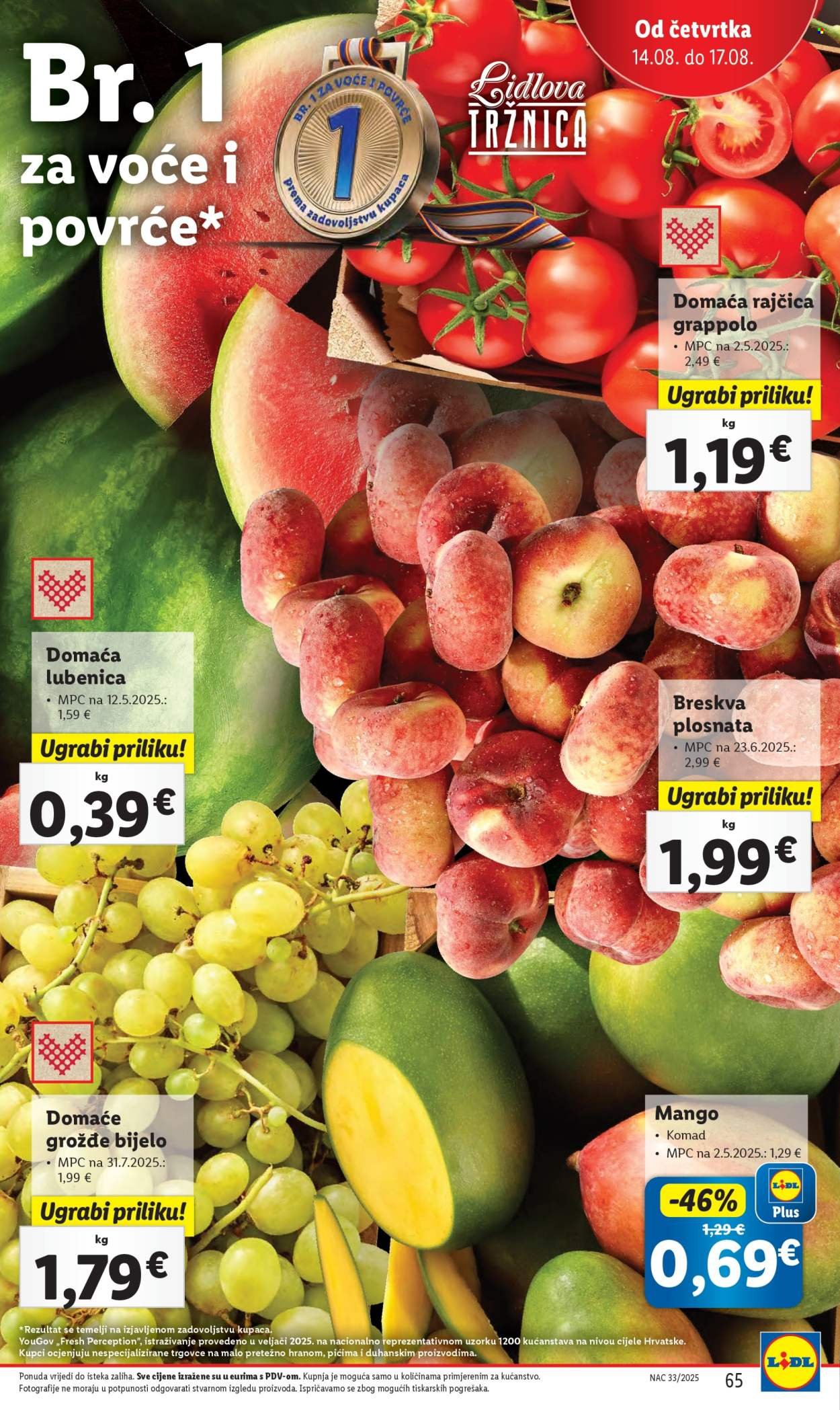 LIDL katalog - Od ponedeljka 11.08.2025.