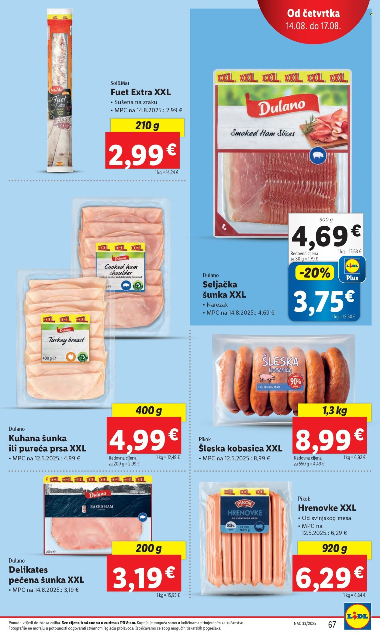 LIDL katalog - Od ponedeljka 11.08.2025.