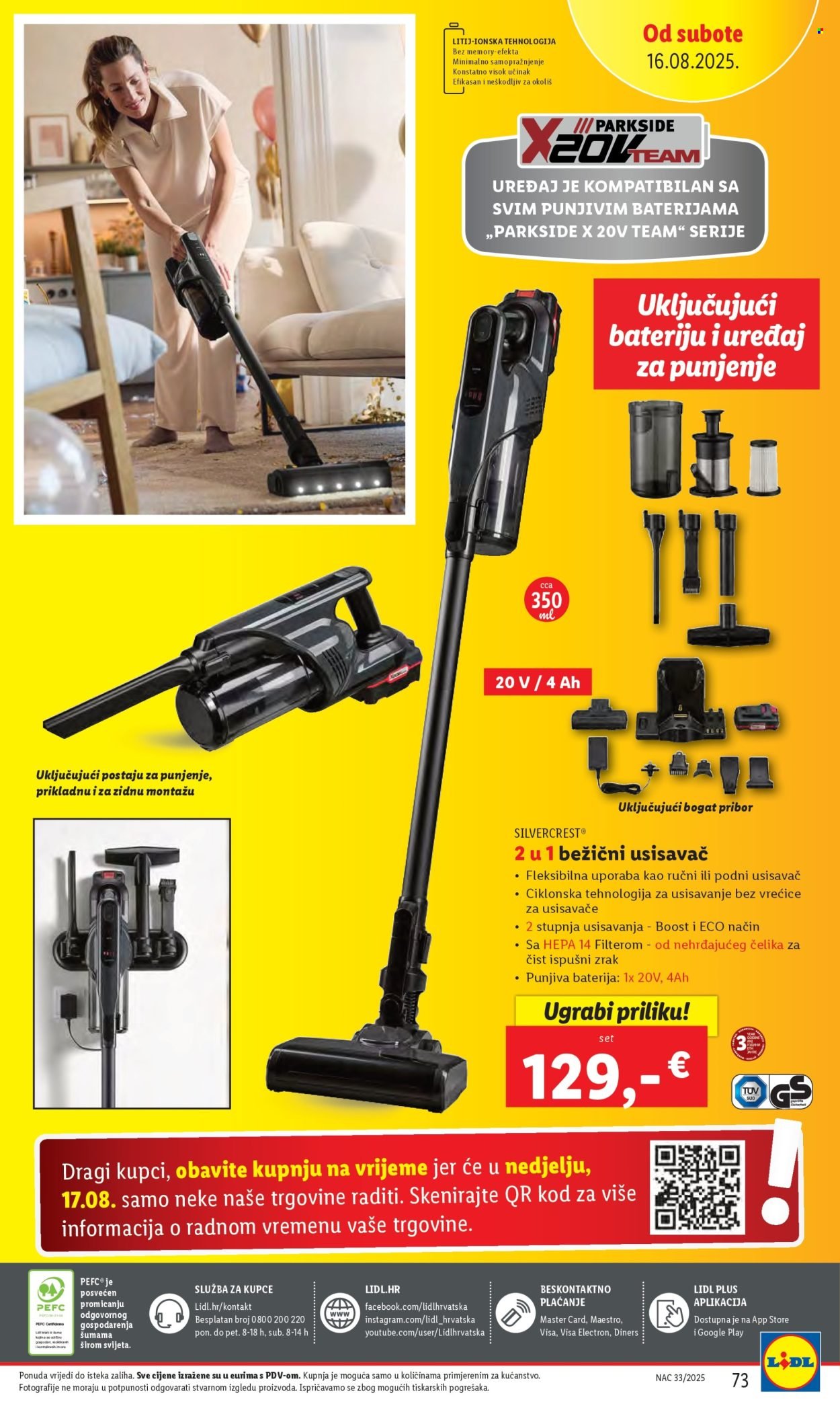 LIDL katalog - Od ponedeljka 11.08.2025.