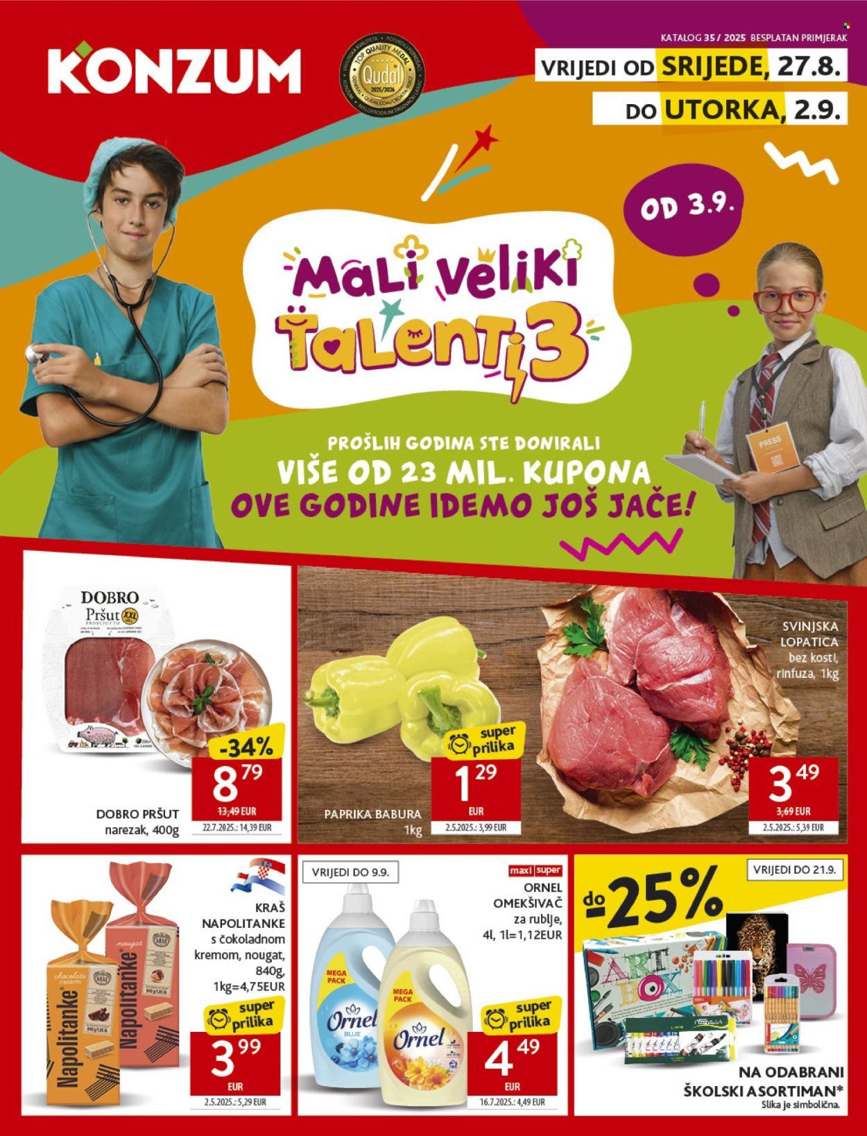 KONZUM katalog - Od srijede 27.08.2025.