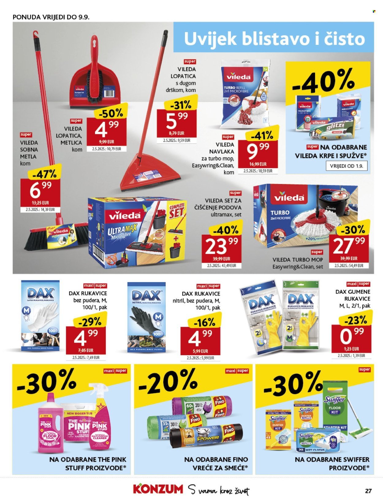 KONZUM katalog - Od srijede 27.08.2025.