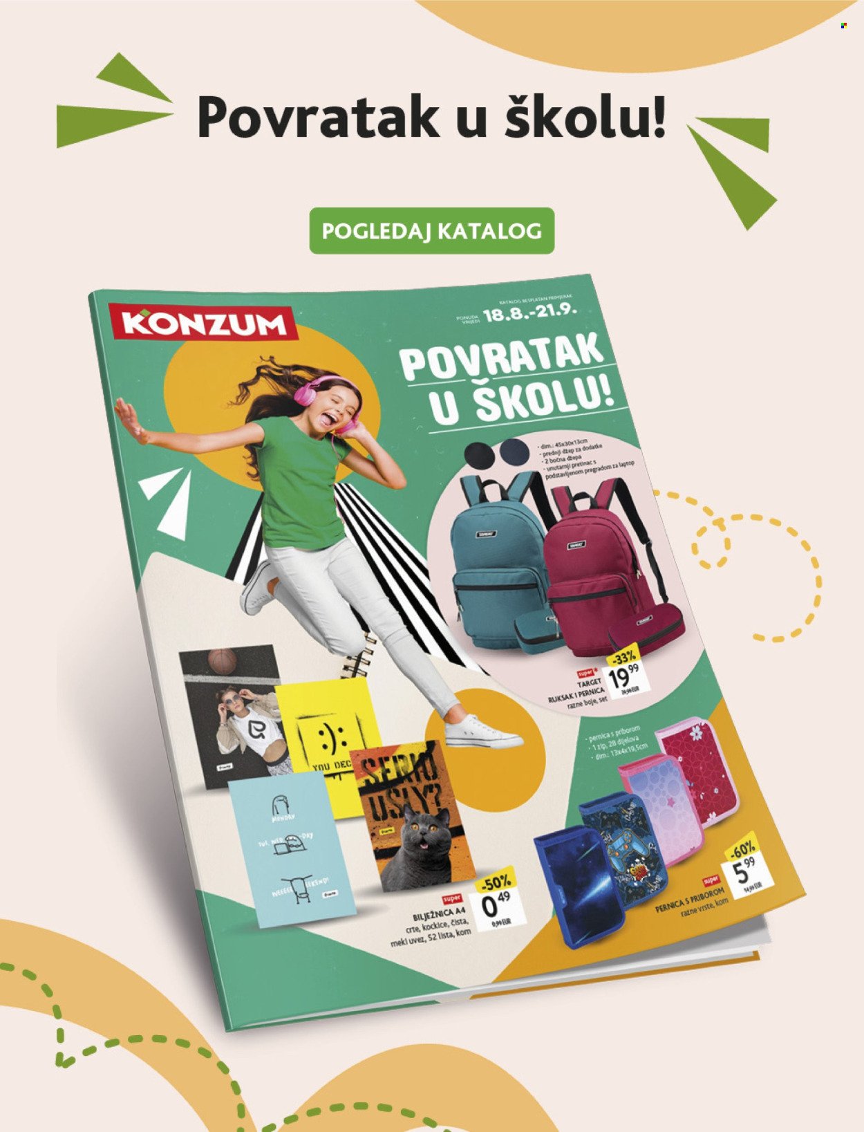 KONZUM katalog - Od srijede 27.08.2025.