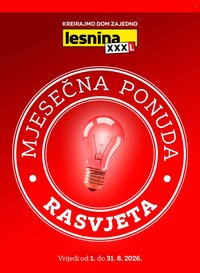 LESNINA katalog - Mjesečna ponuda rasvjete