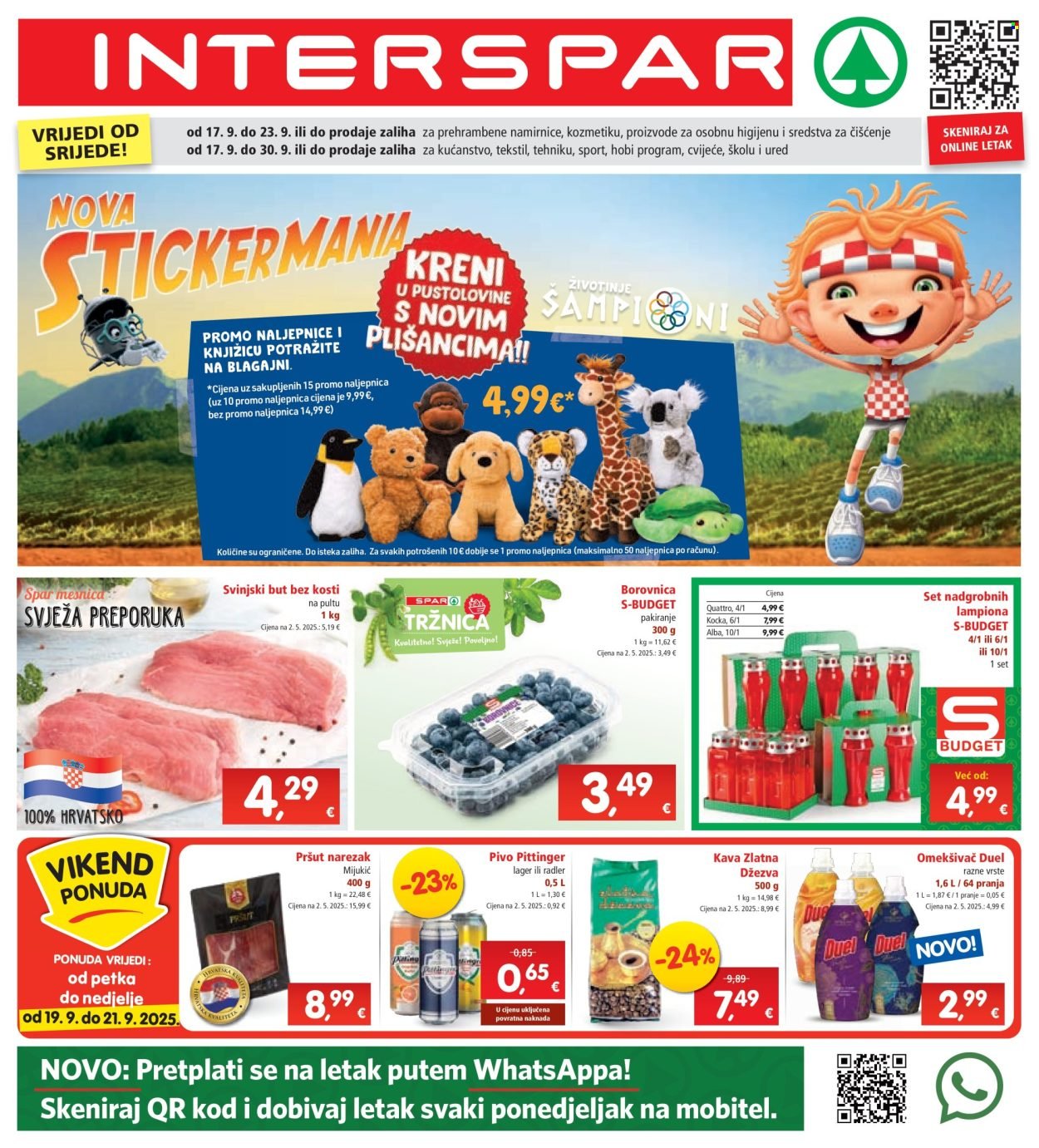 INTERSPAR katalog - Od srijede 17.09.2025.