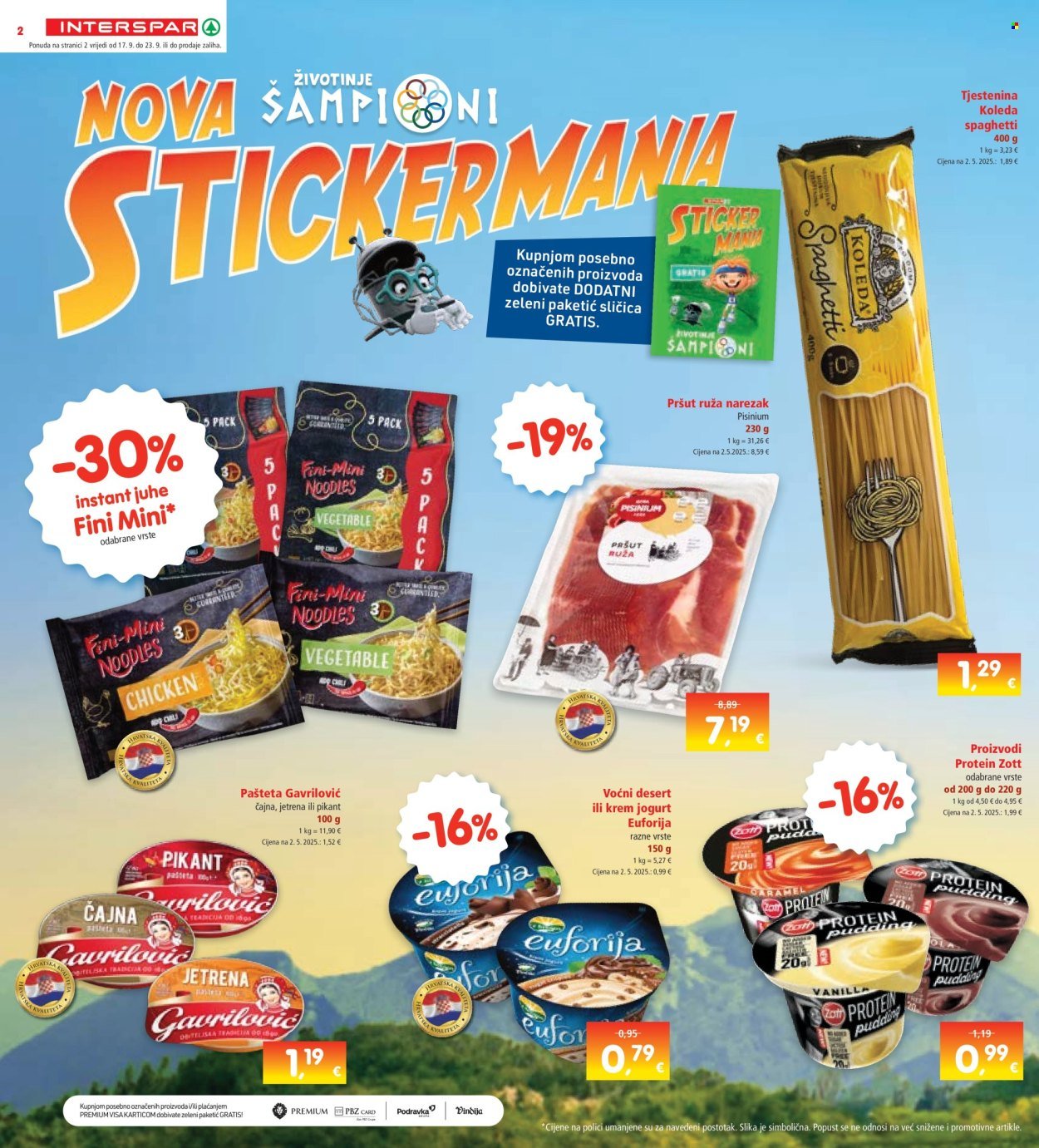 INTERSPAR katalog - Od srijede 17.09.2025.