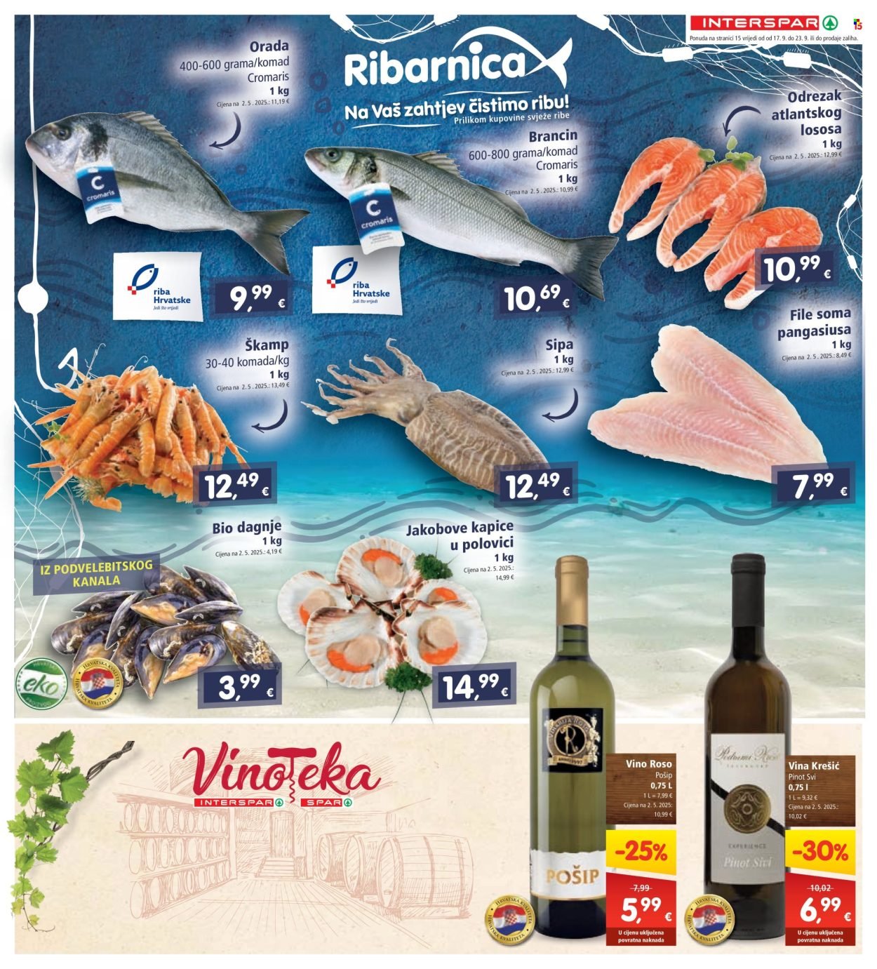 INTERSPAR katalog - Od srijede 17.09.2025.