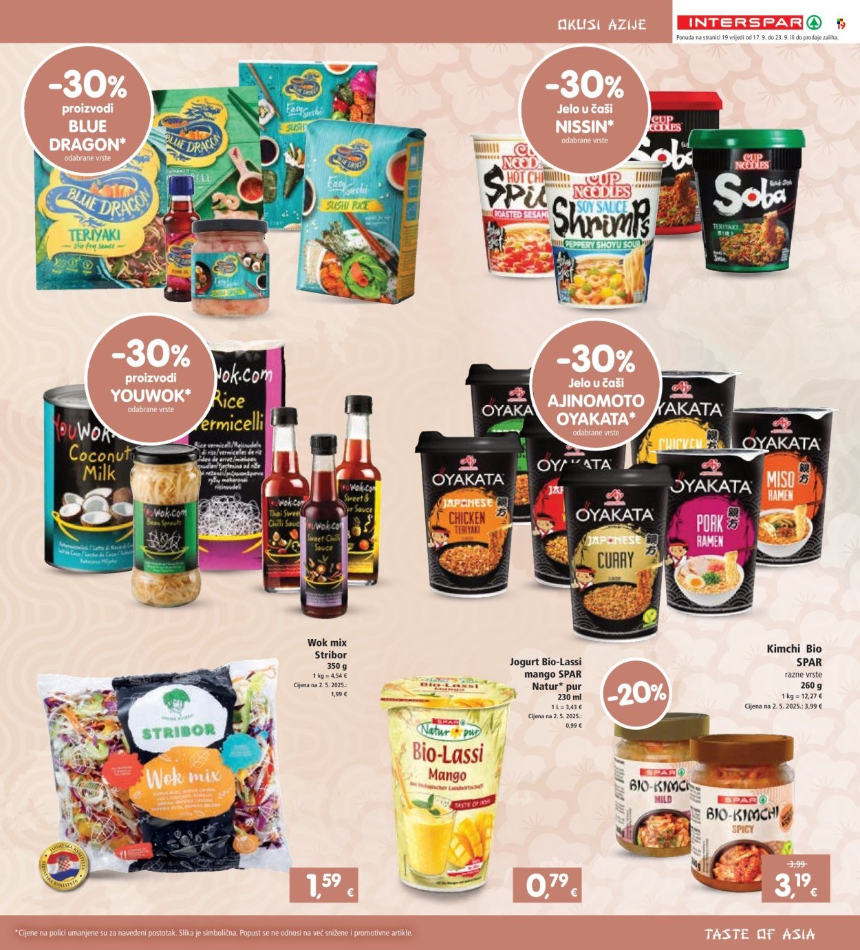 INTERSPAR katalog - Od srijede 17.09.2025.