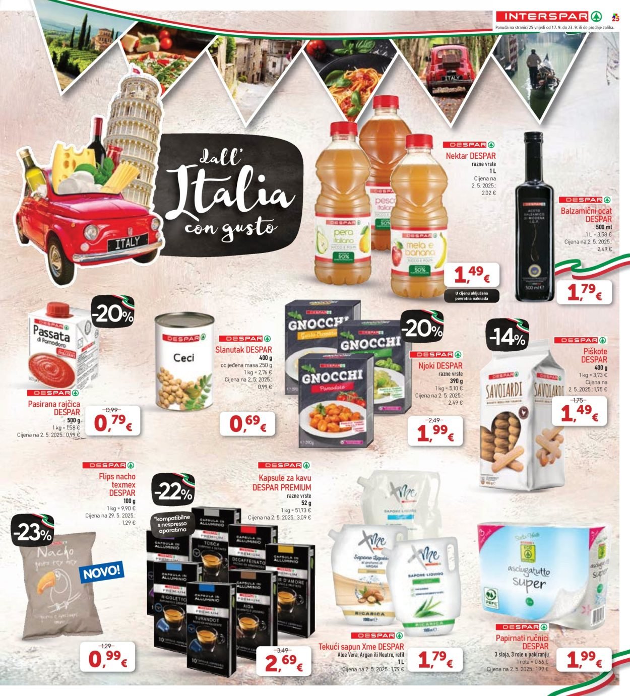 INTERSPAR katalog - Od srijede 17.09.2025.