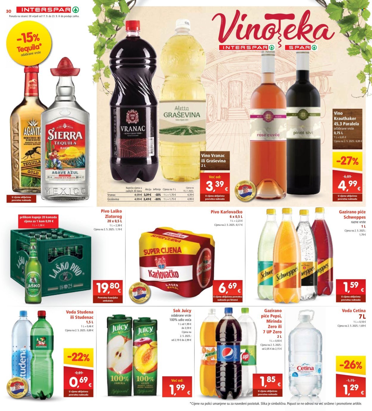 INTERSPAR katalog - Od srijede 17.09.2025.