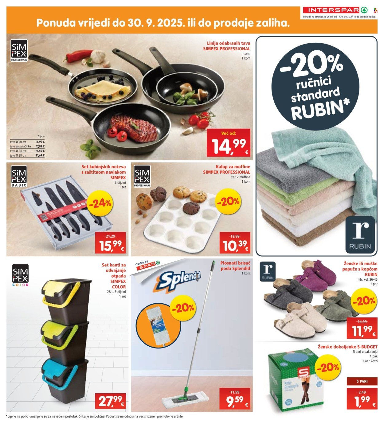 INTERSPAR katalog - Od srijede 17.09.2025.