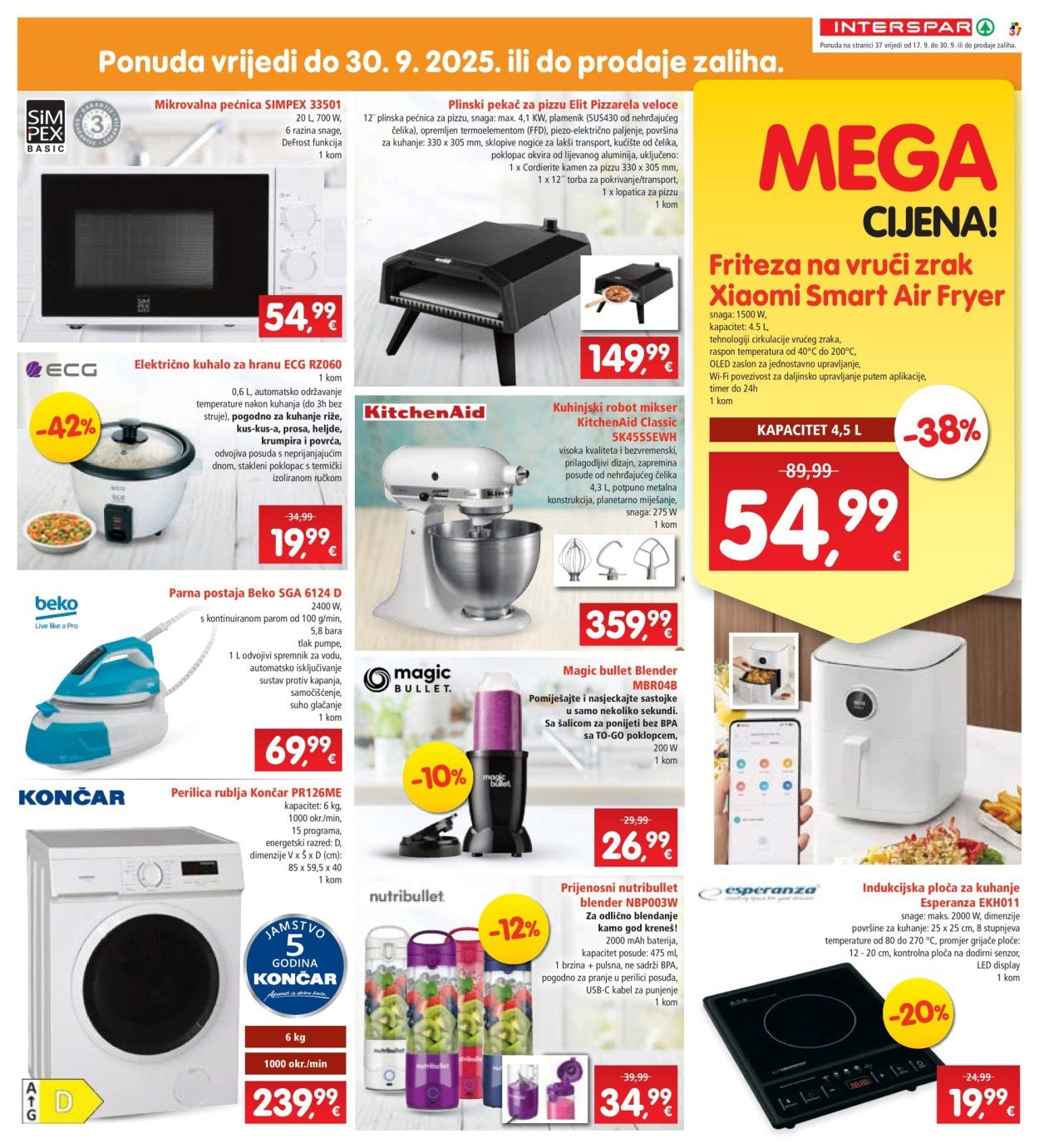 INTERSPAR katalog - Od srijede 17.09.2025.