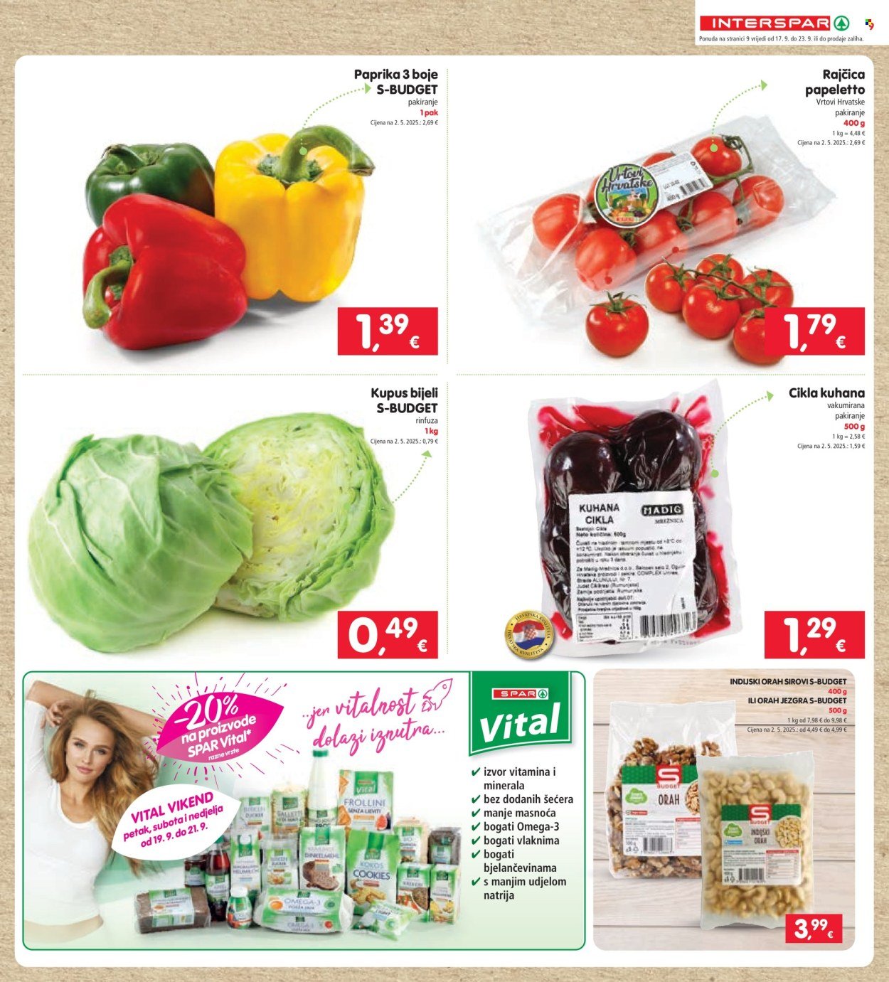 INTERSPAR katalog - Od srijede 17.09.2025.