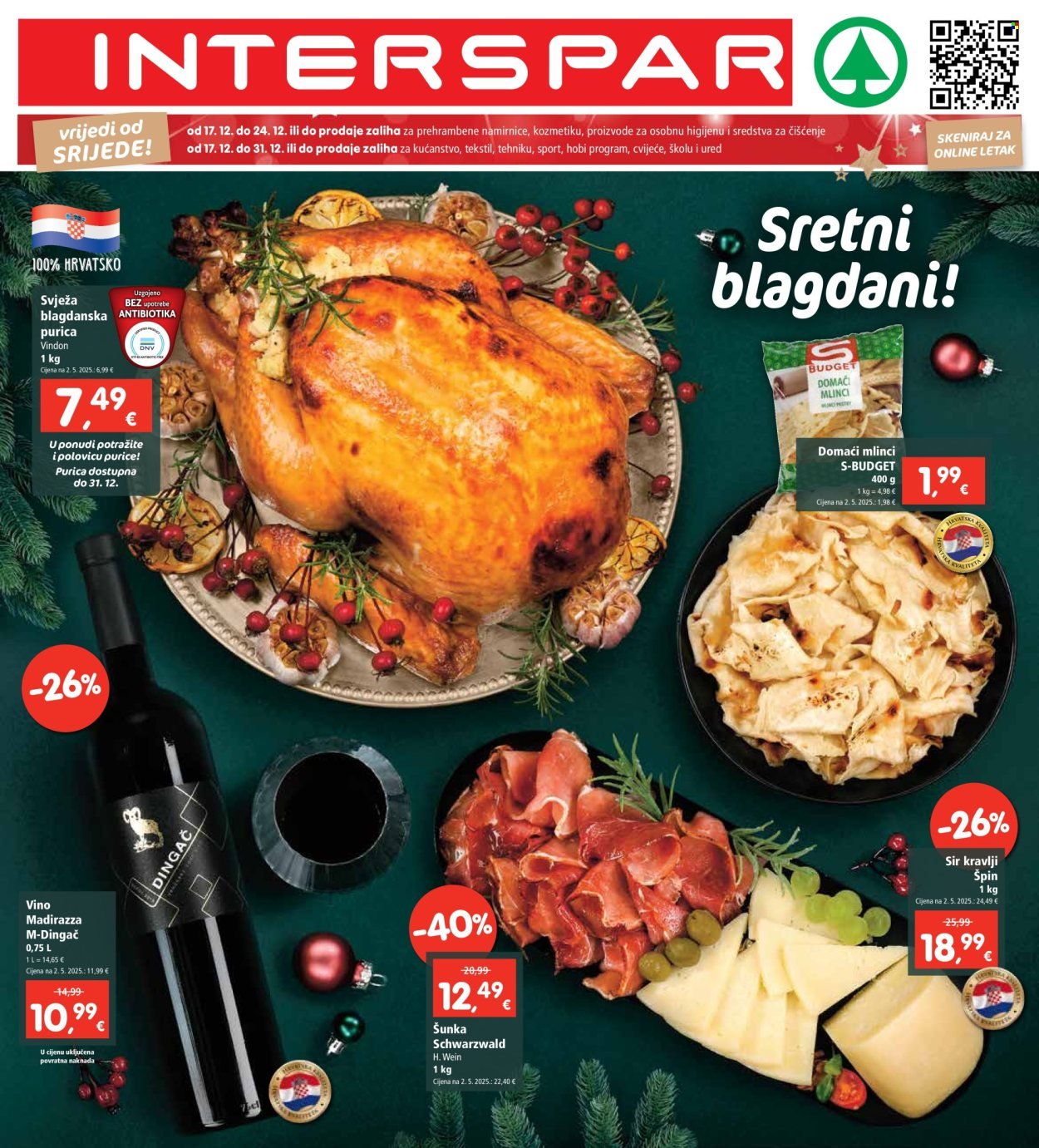 INTERSPAR katalog - Od srijede 17.12.2025.