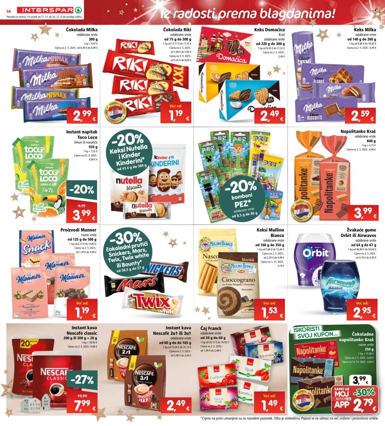 INTERSPAR katalog - Od srijede 17.12.2025.
