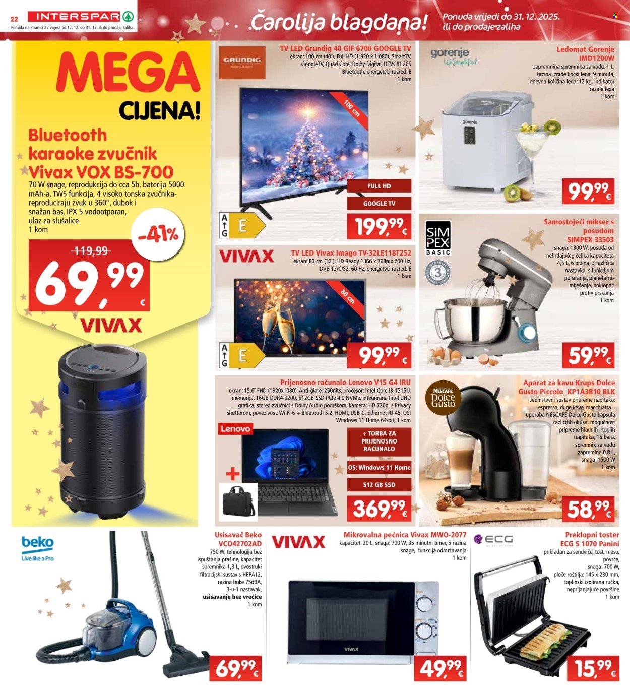 INTERSPAR katalog - Od srijede 17.12.2025.