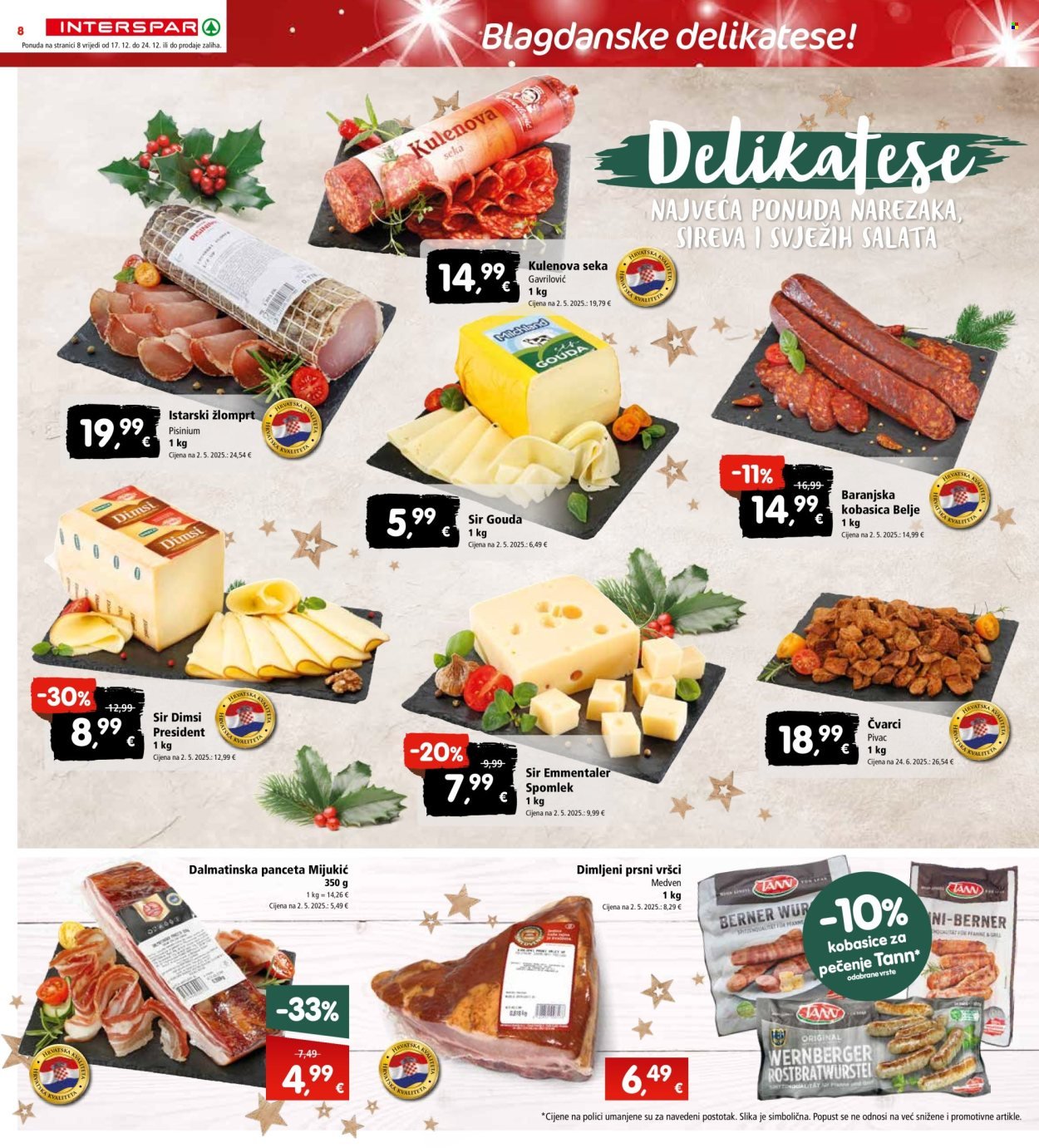 INTERSPAR katalog - Od srijede 17.12.2025.