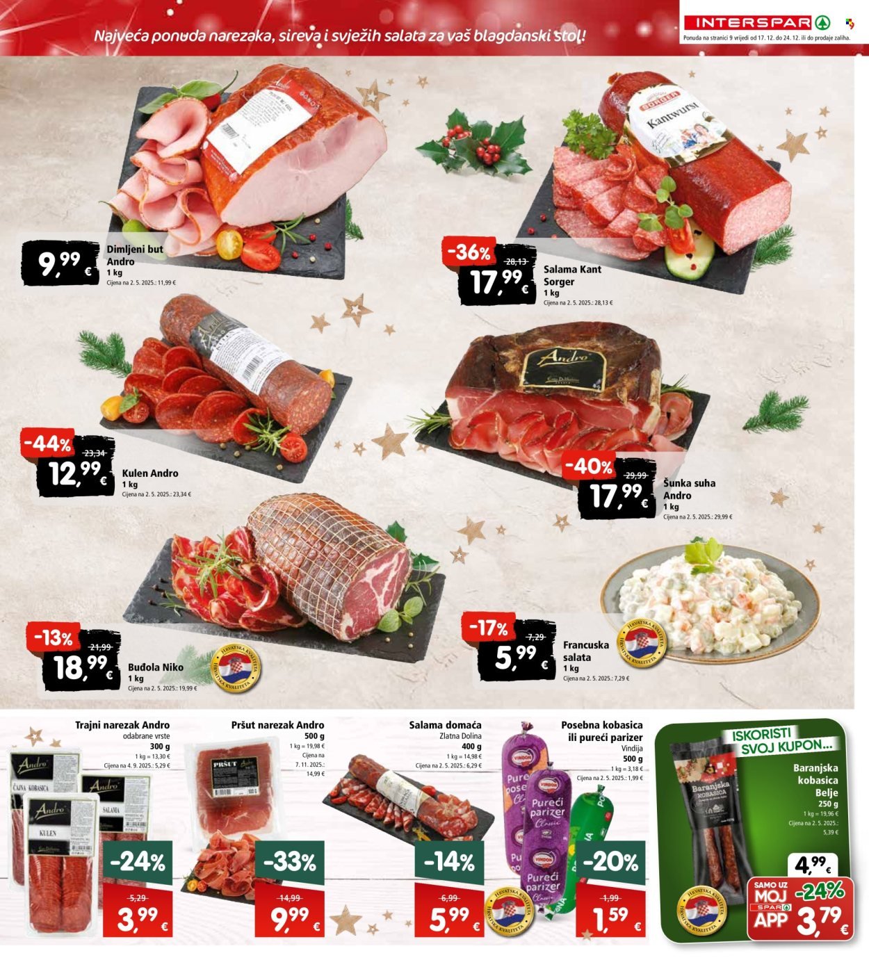 INTERSPAR katalog - Od srijede 17.12.2025.