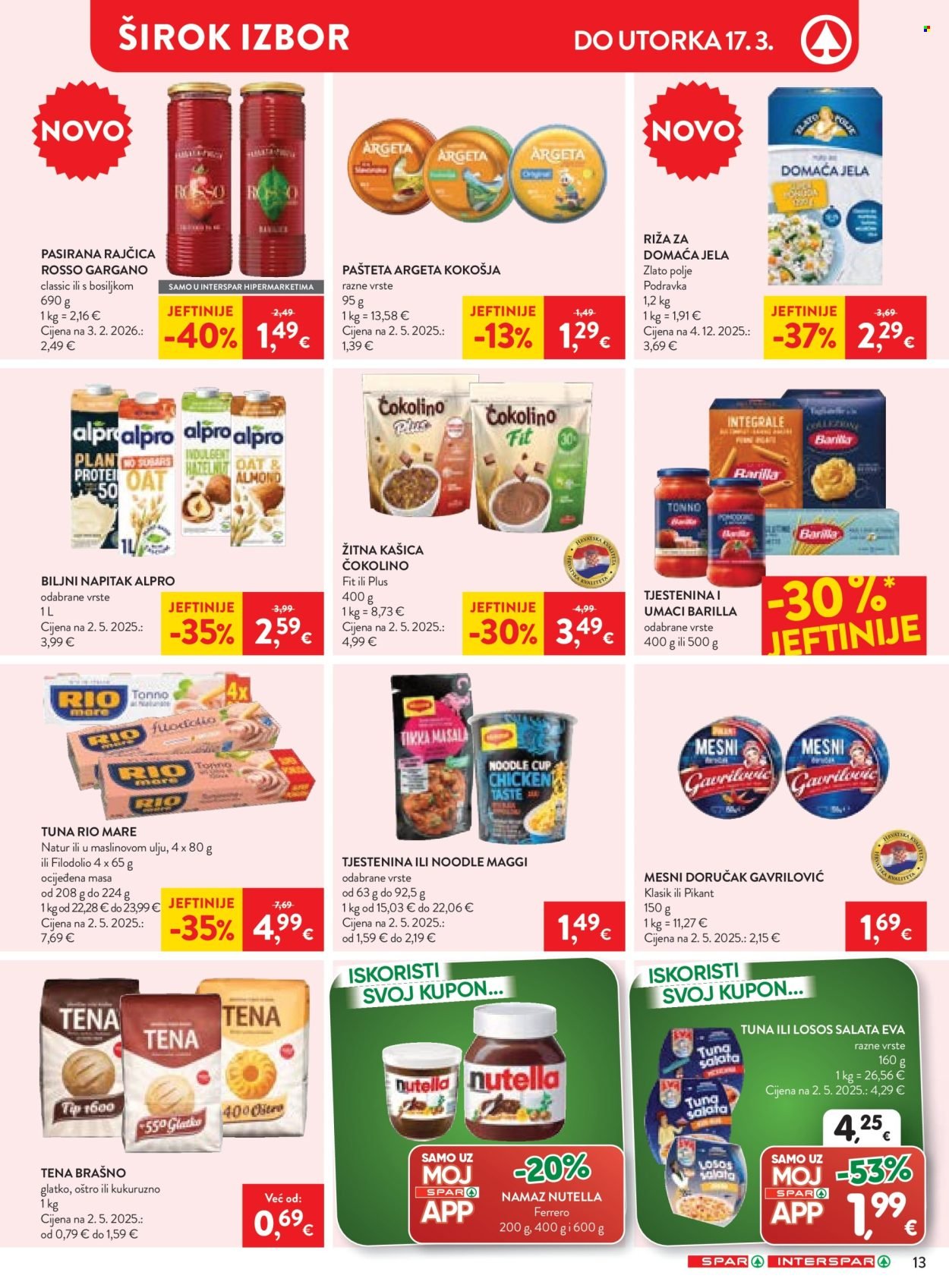 SPAR katalog - Od nedjelje 08.03.2026.