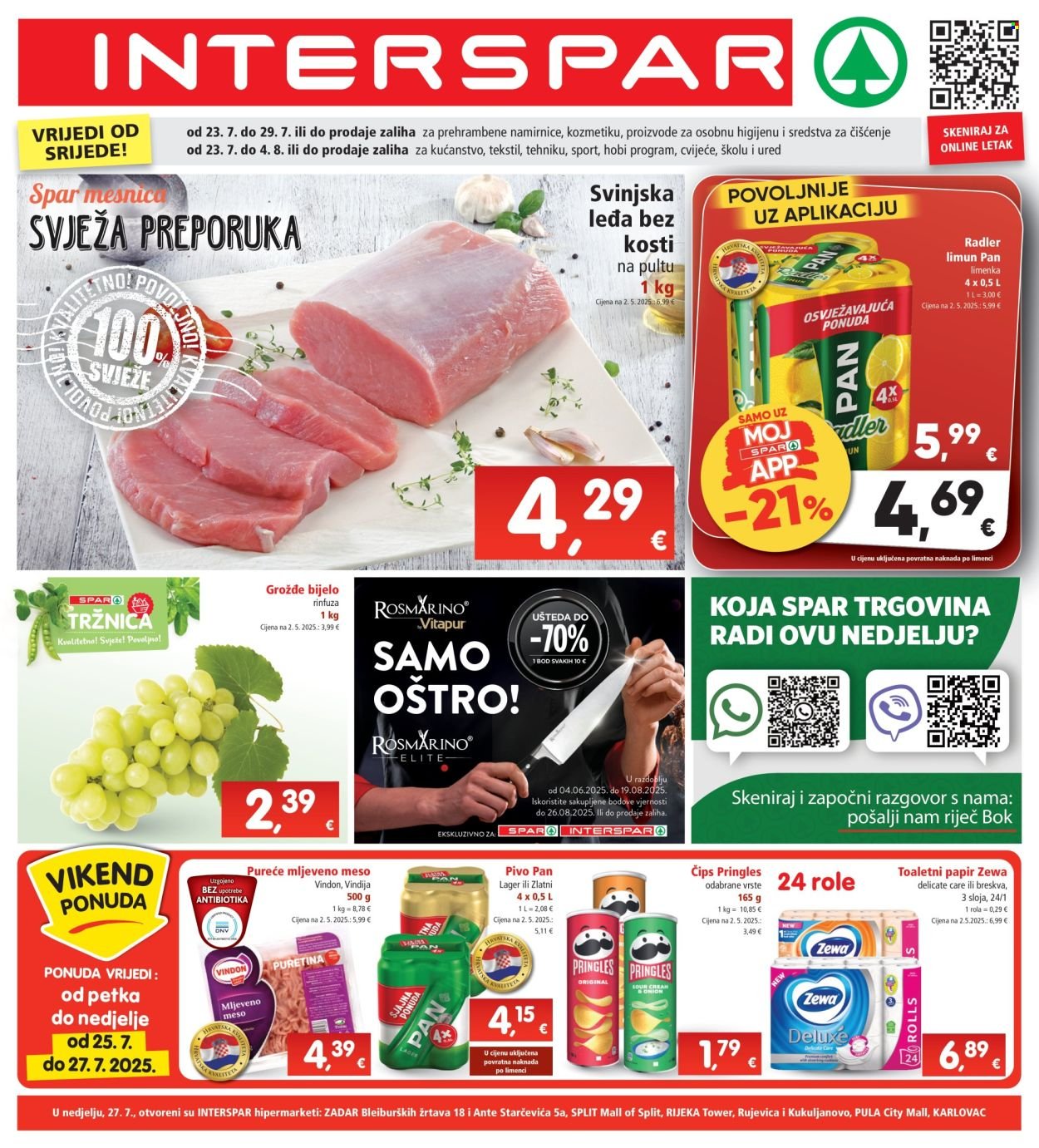 INTERSPAR katalog - Od srijede 23.07.2025.