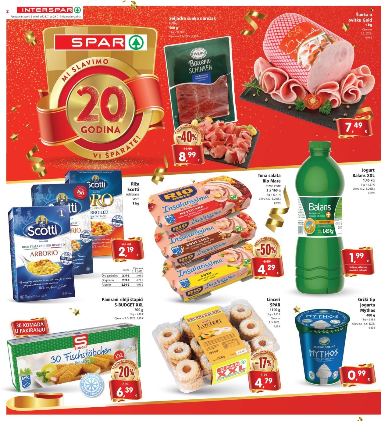 INTERSPAR katalog - Od srijede 23.07.2025.