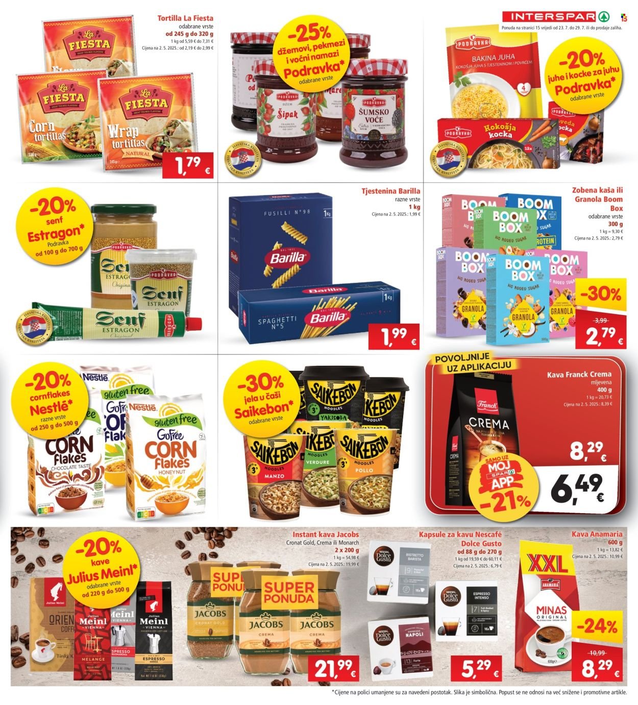 INTERSPAR katalog - Od srijede 23.07.2025.