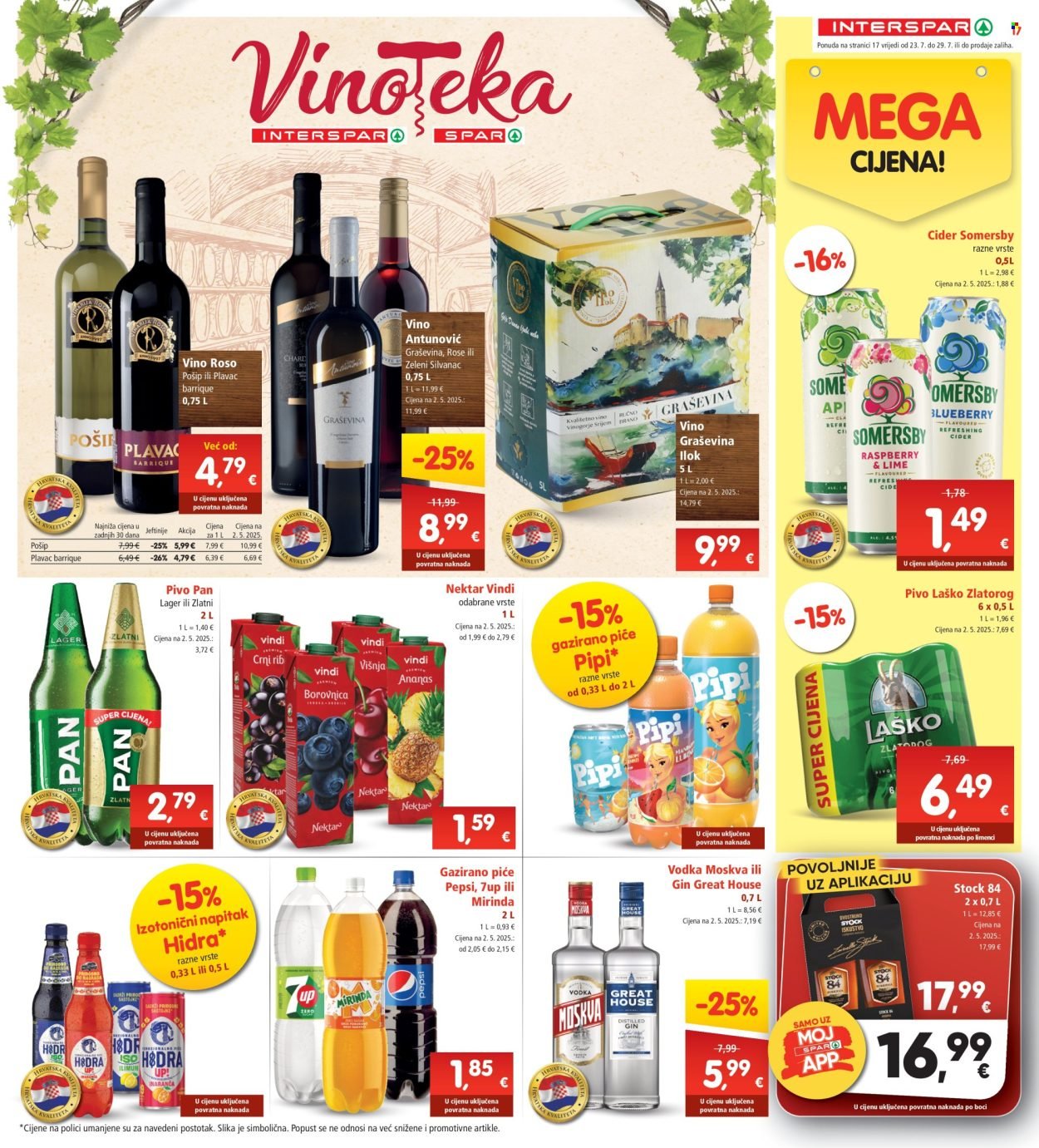 INTERSPAR katalog - Od srijede 23.07.2025.