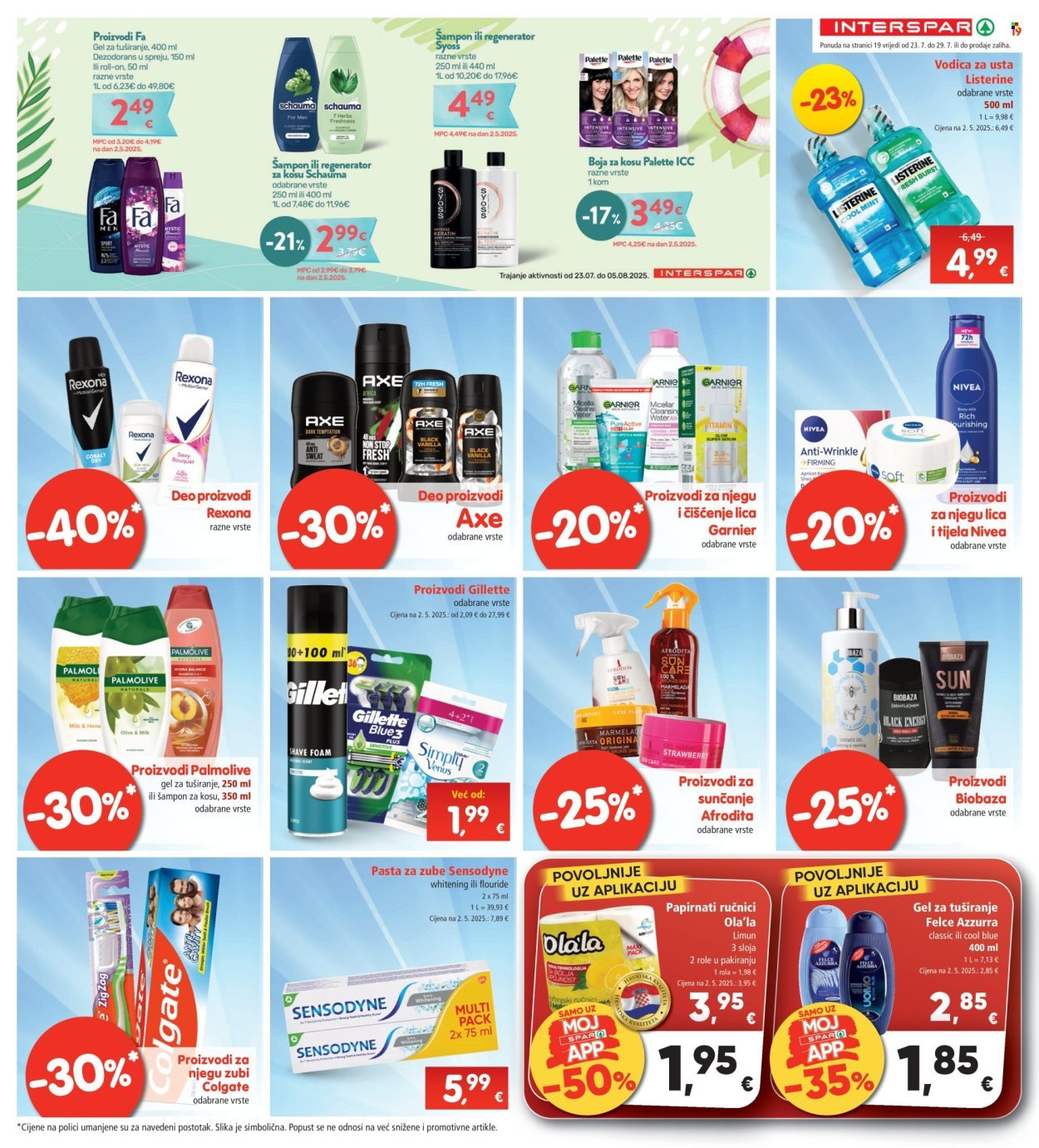 INTERSPAR katalog - Od srijede 23.07.2025.