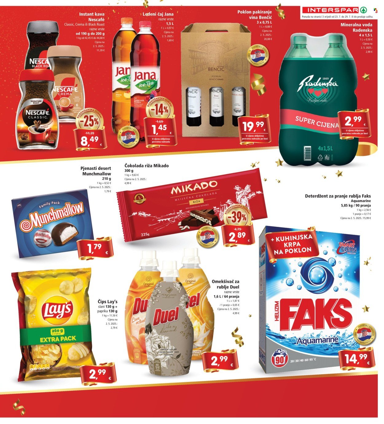 INTERSPAR katalog - Od srijede 23.07.2025.