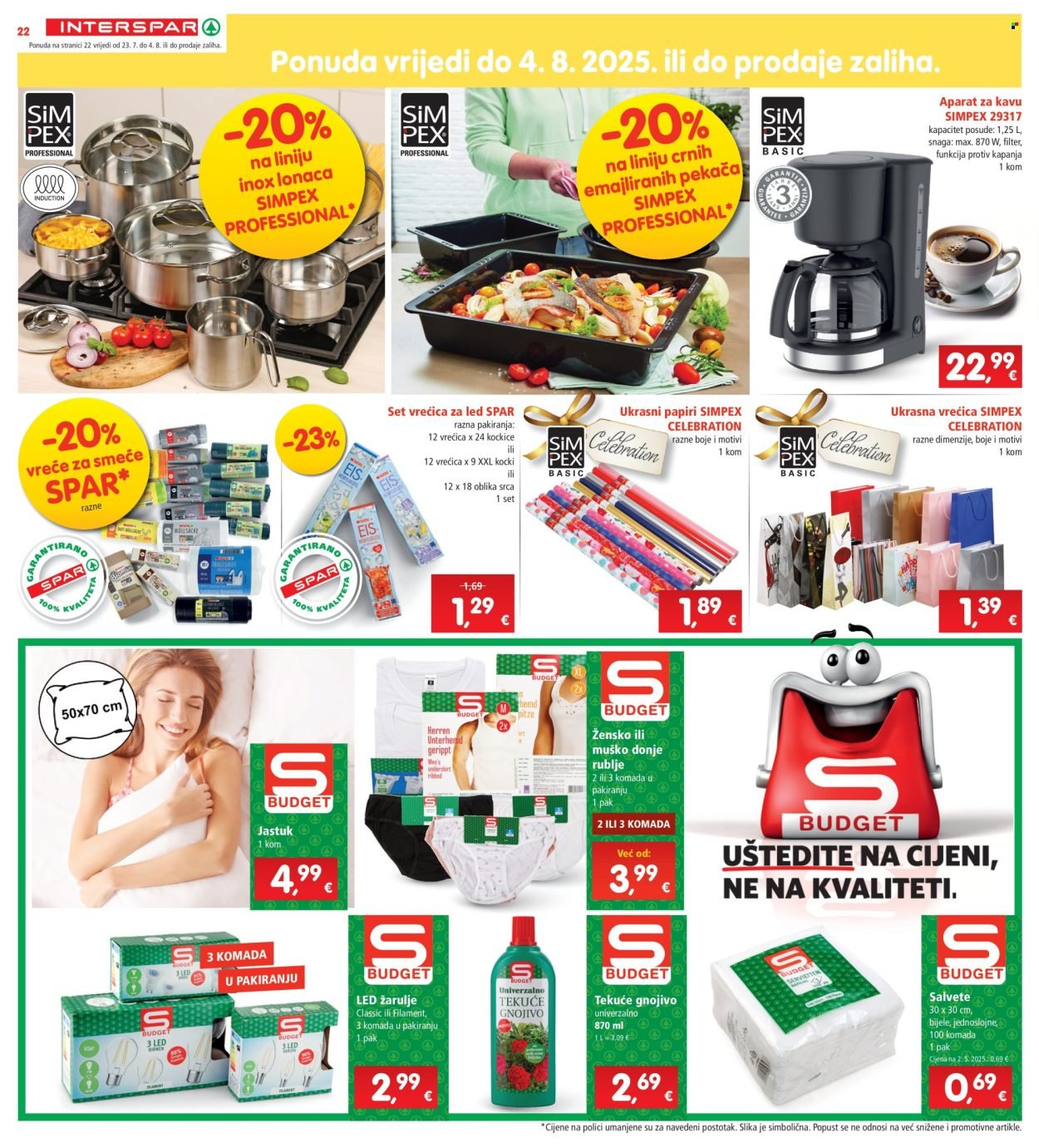INTERSPAR katalog - Od srijede 23.07.2025.