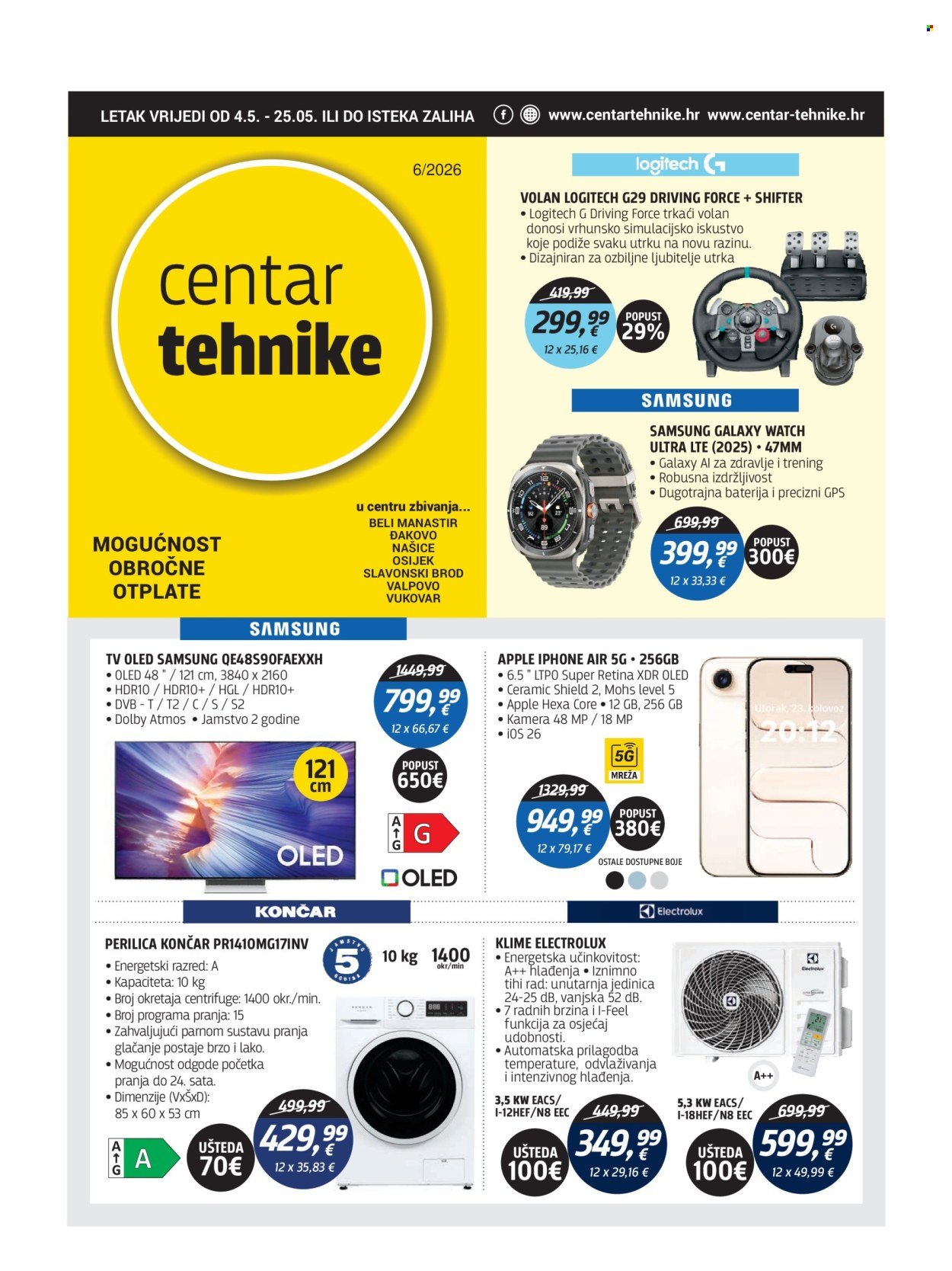 CENTAR TEHNIKE katalog - Od ponedeljka 04.05.2026.