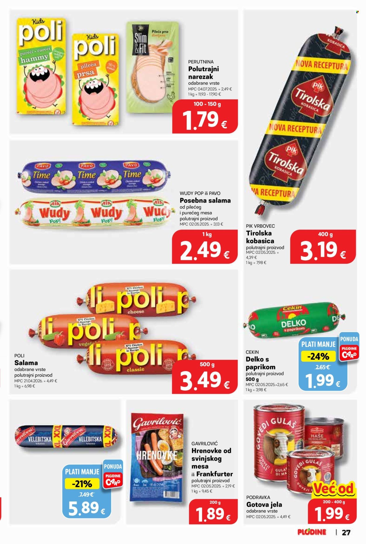 PLODINE katalog - Od srijede 15.07.2026.