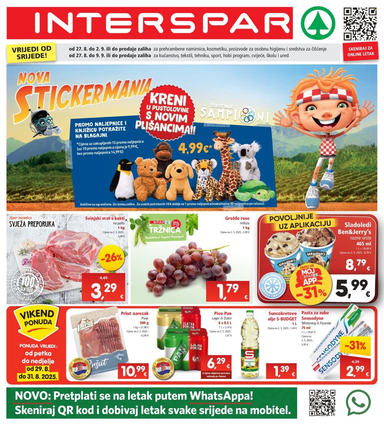 INTERSPAR katalog - Od srijede 27.08.2025.