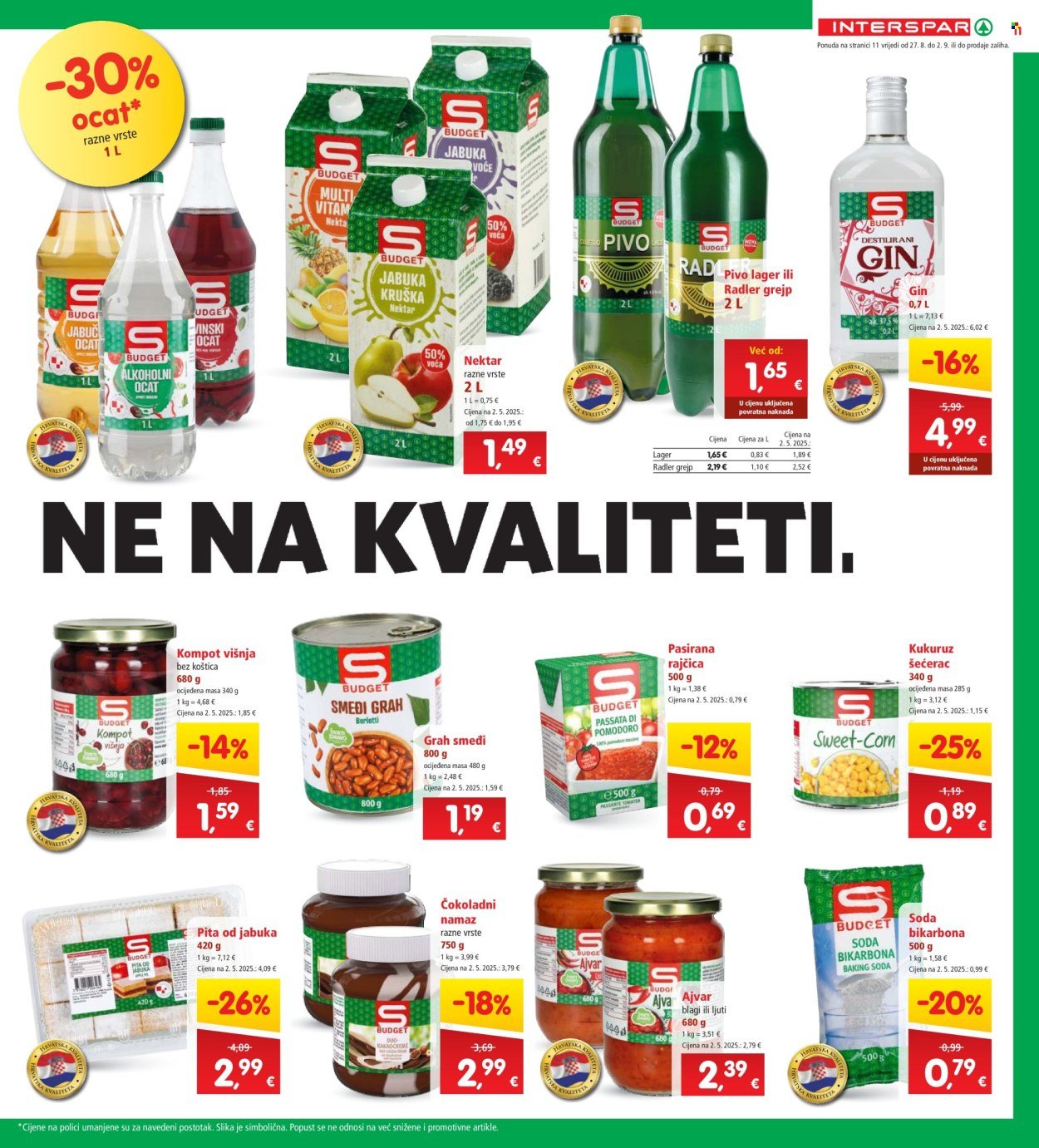 INTERSPAR katalog - Od srijede 27.08.2025.