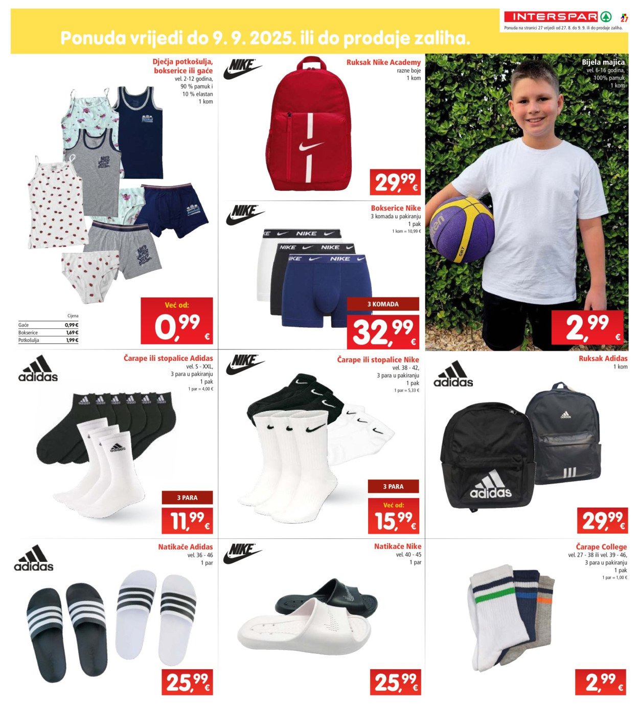 INTERSPAR katalog - Od srijede 27.08.2025.