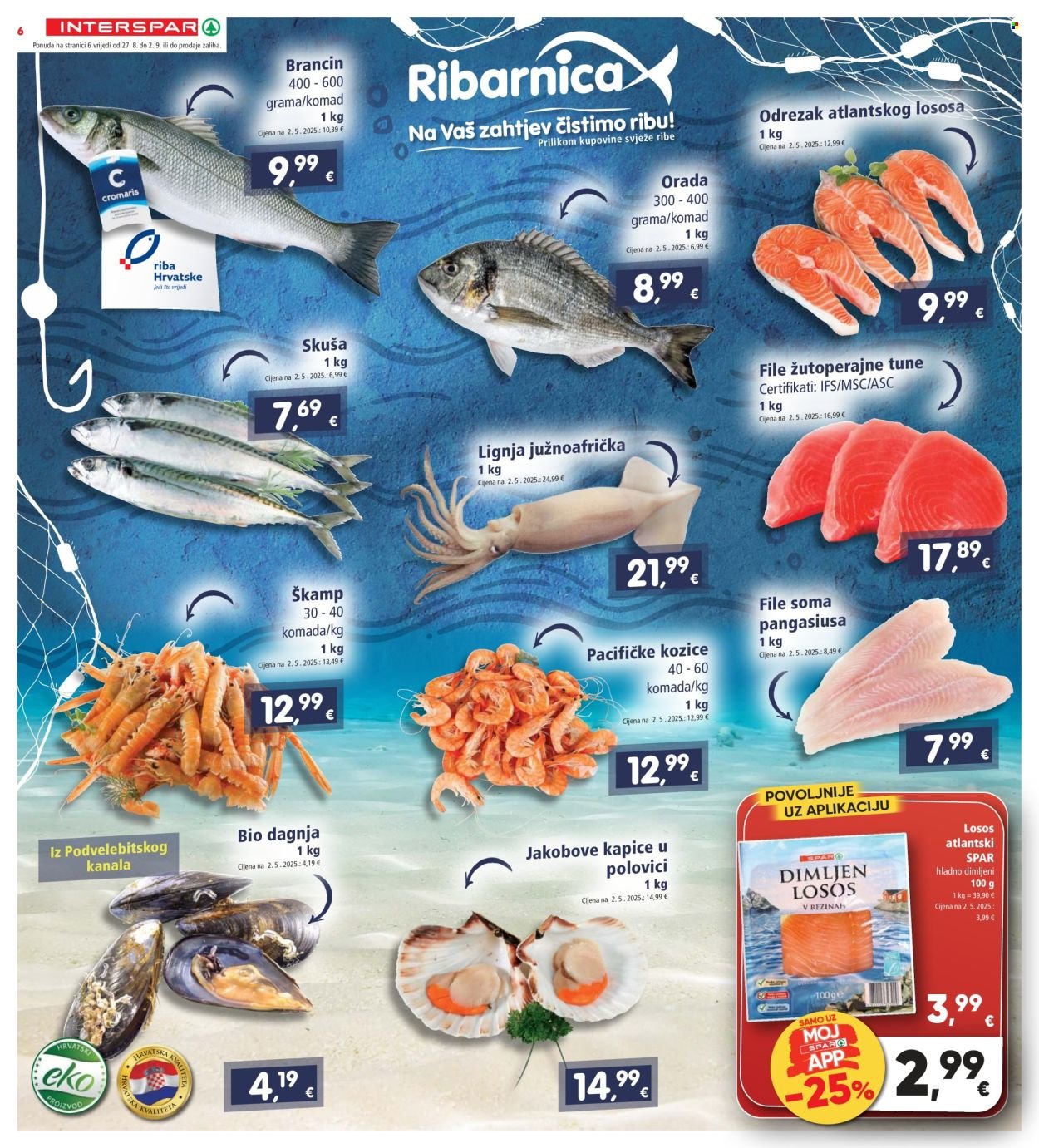 INTERSPAR katalog - Od srijede 27.08.2025.