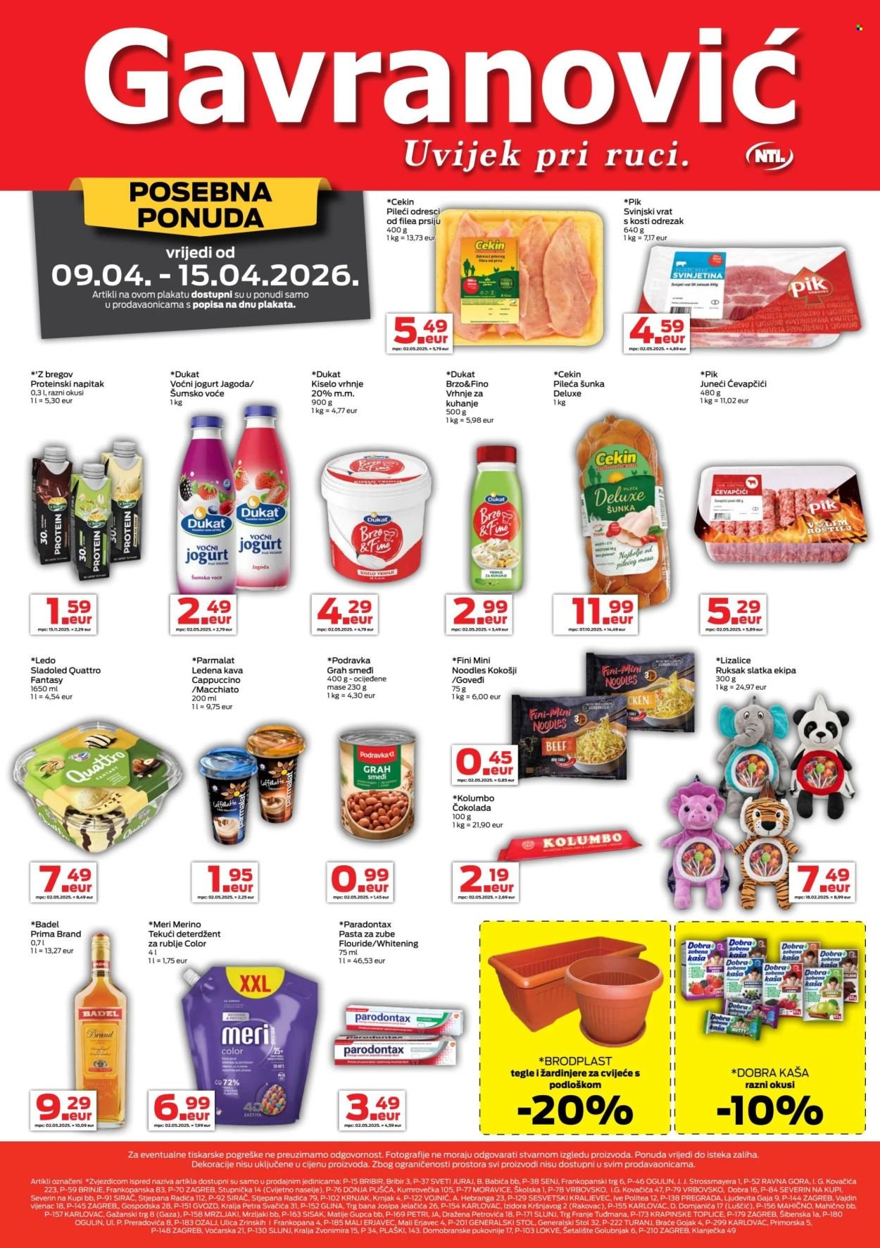 GAVRANOVIĆ katalog - Od četvrtka 09.04.2026.