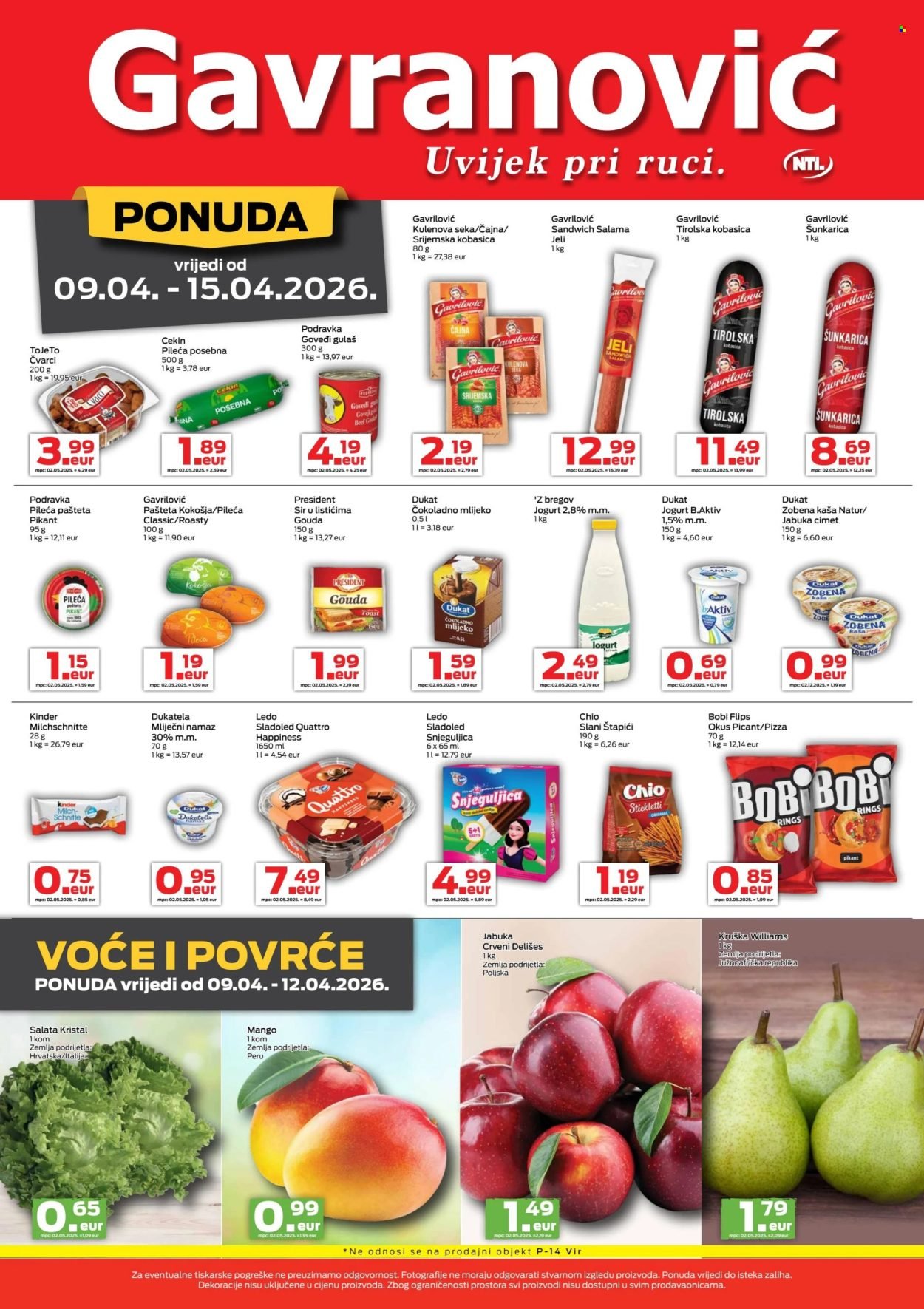 GAVRANOVIĆ katalog - Od četvrtka 09.04.2026.