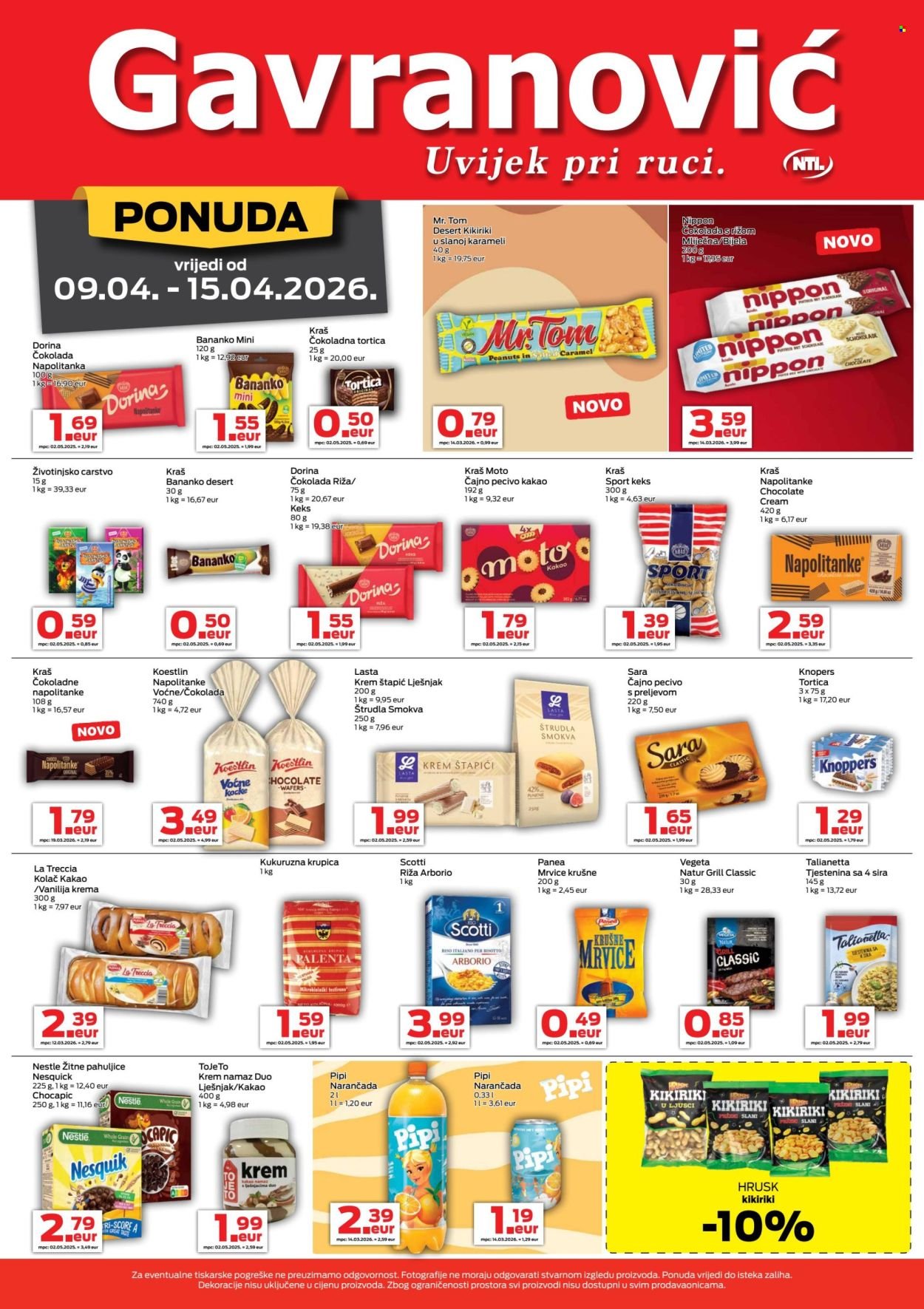 GAVRANOVIĆ katalog - Od četvrtka 09.04.2026.