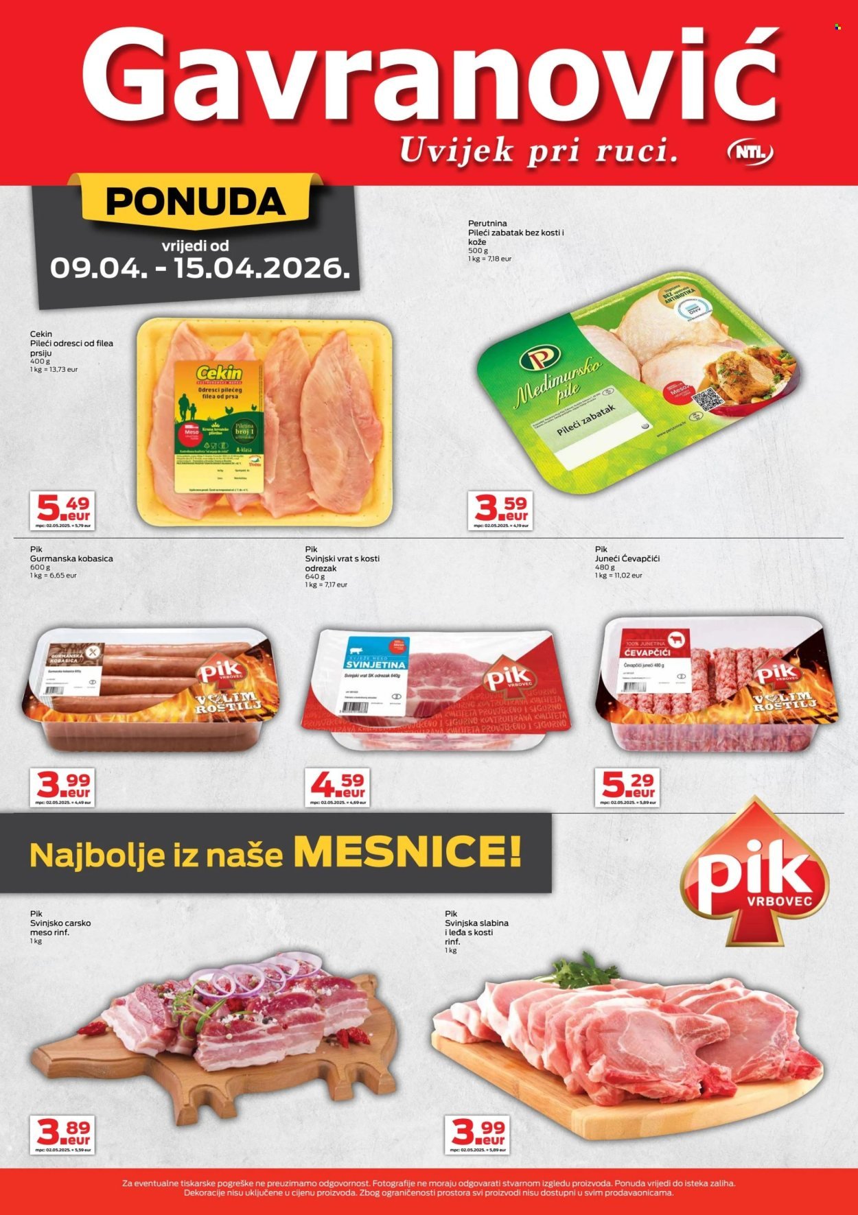 GAVRANOVIĆ katalog - Od četvrtka 09.04.2026.