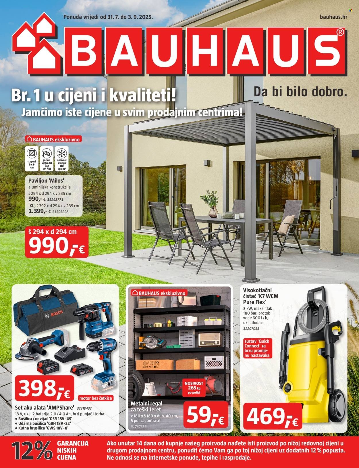 BAUHAUS katalog - Aktualni letak Kolovoz 2025
