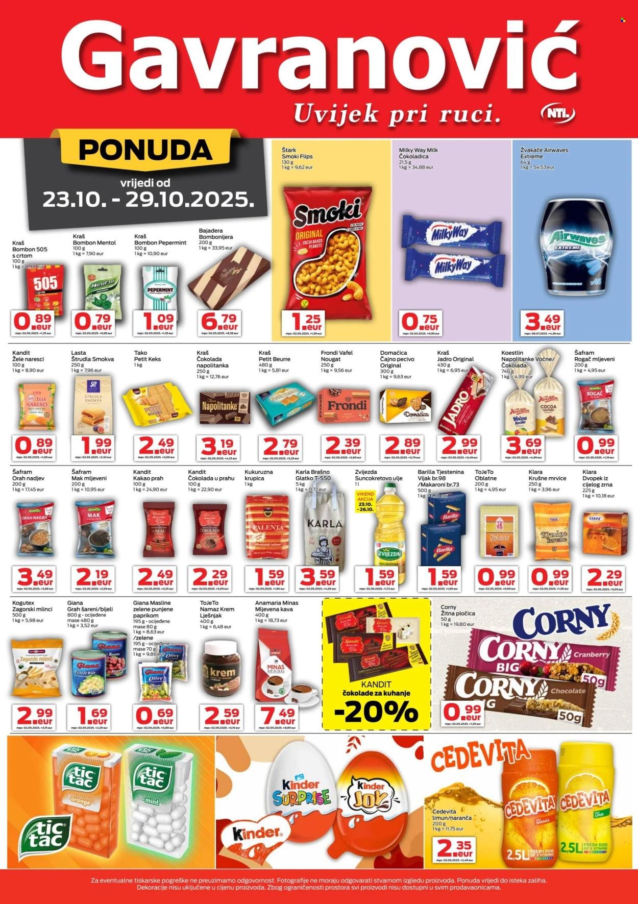 GAVRANOVIĆ katalog - Od četvrtka 23.10.2025.