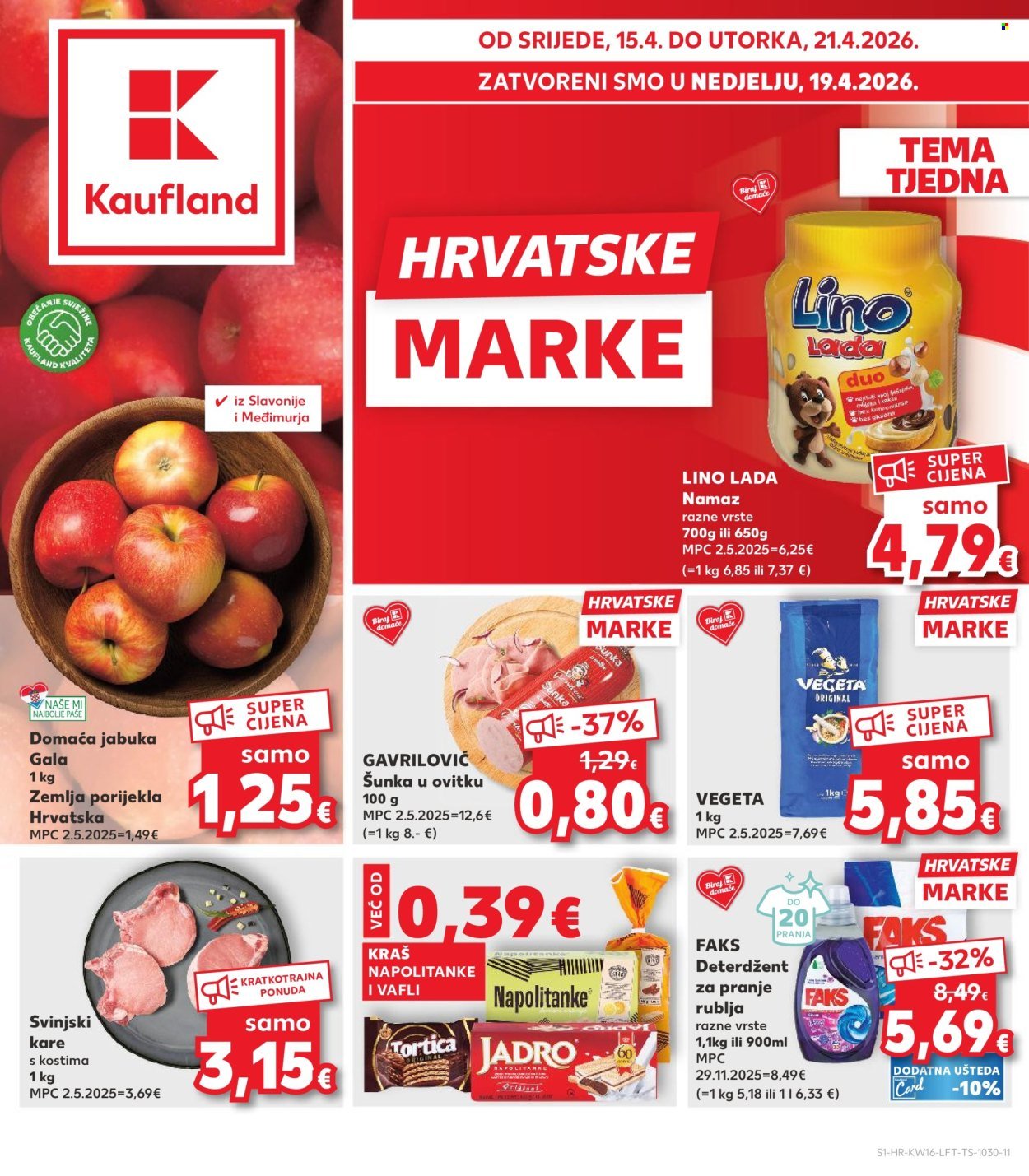 KAUFLAND katalog - Od srijede 15.04.2026.