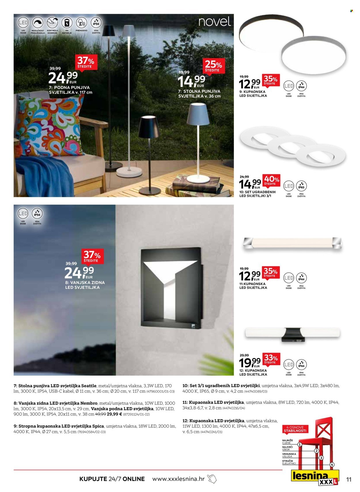 LESNINA katalog - Moderna rješenja rasvjete