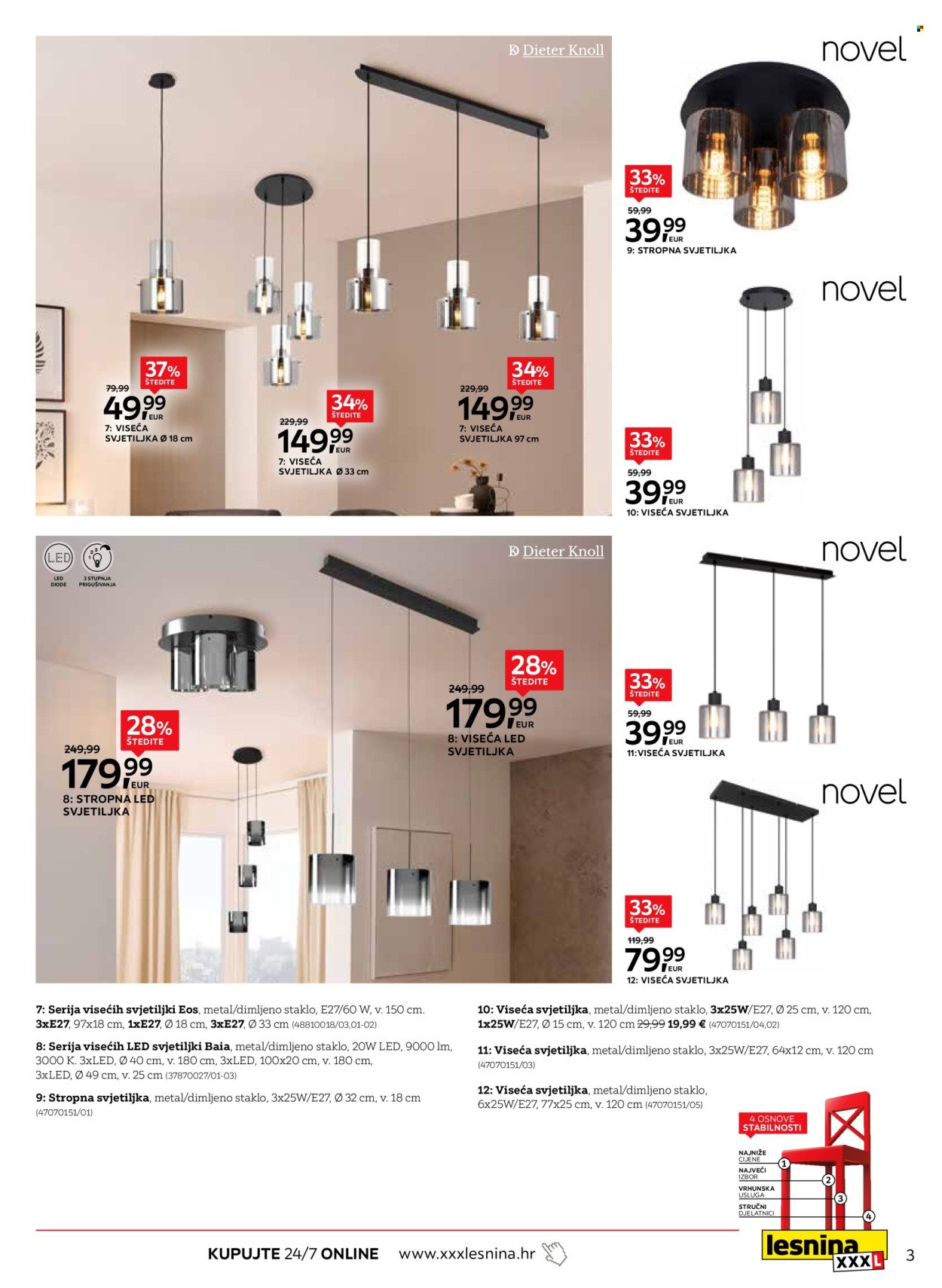 LESNINA katalog - Moderna rješenja rasvjete