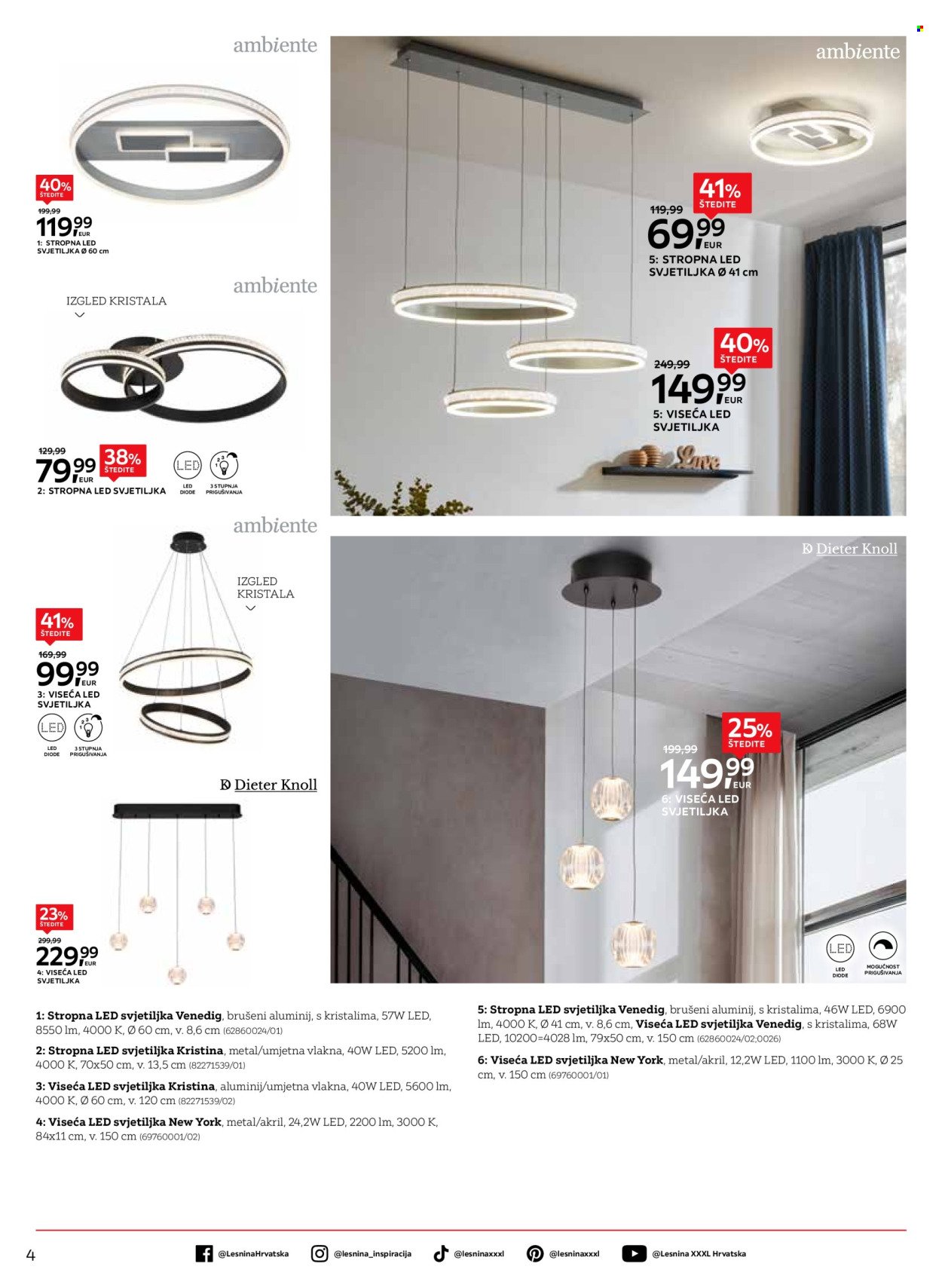 LESNINA katalog - Moderna rješenja rasvjete