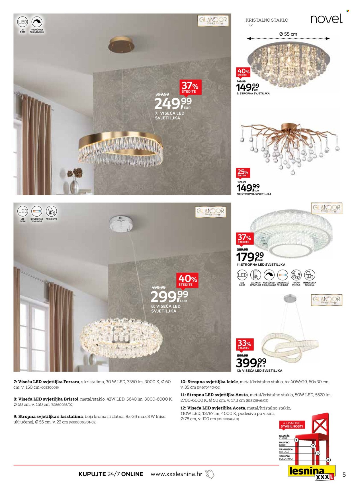 LESNINA katalog - Moderna rješenja rasvjete