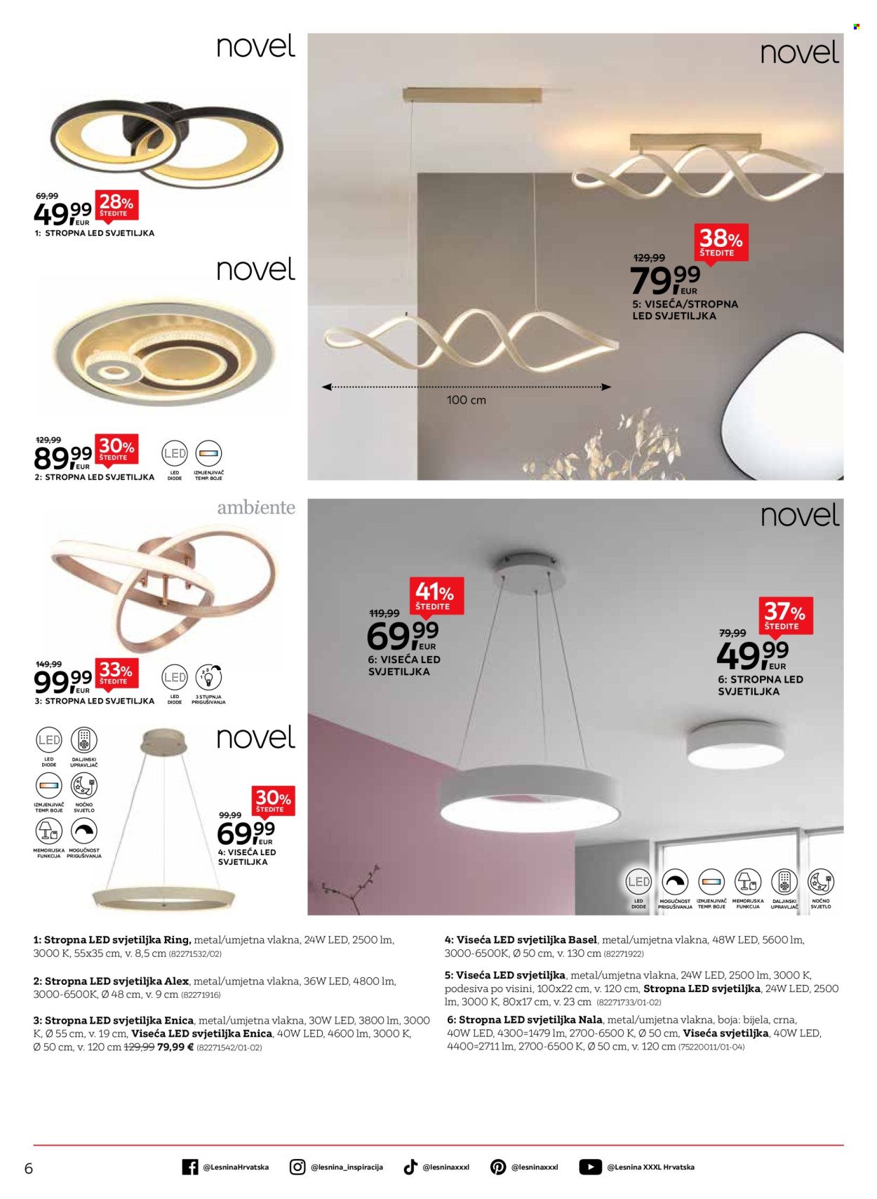 LESNINA katalog - Moderna rješenja rasvjete