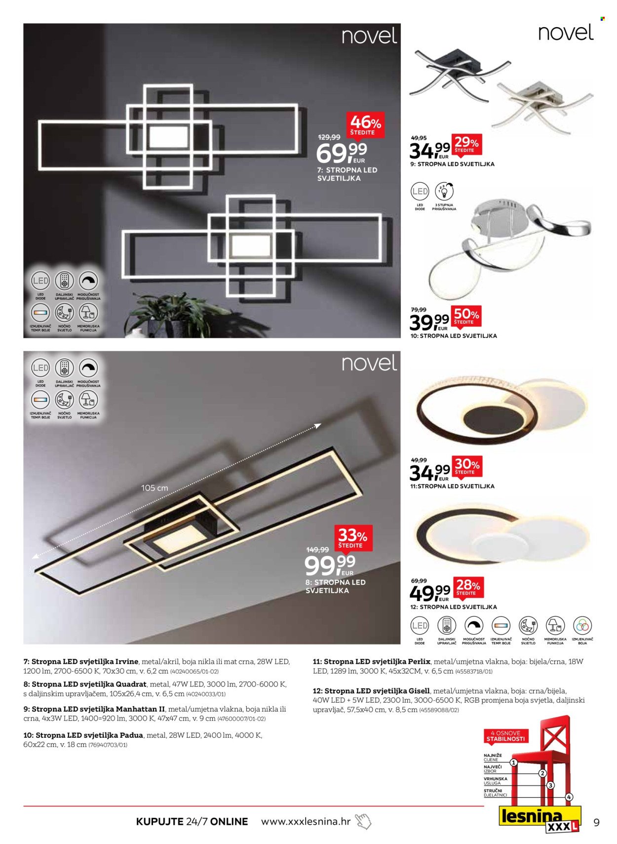 LESNINA katalog - Moderna rješenja rasvjete